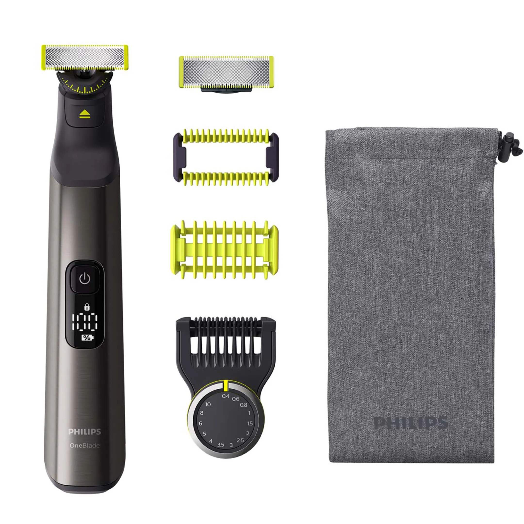 Baardtrimmer OneBlade Pro 360 Face + Body QP6551/15 - Trimmer, scheerapparaat en styler in 1