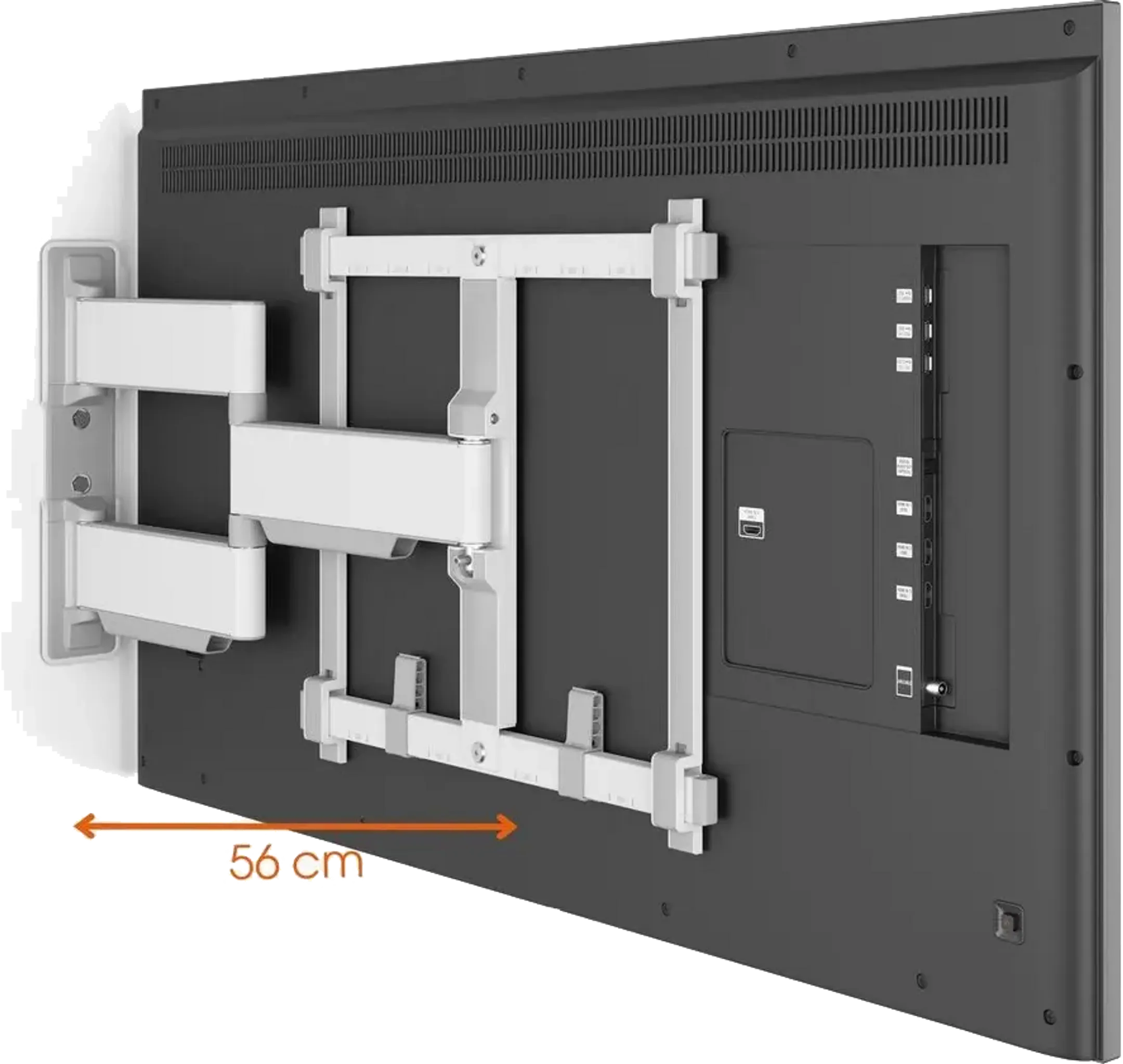 Vogels Draaibare TV-beugel TVM 5445 - 32" tot 65" - Wit image
