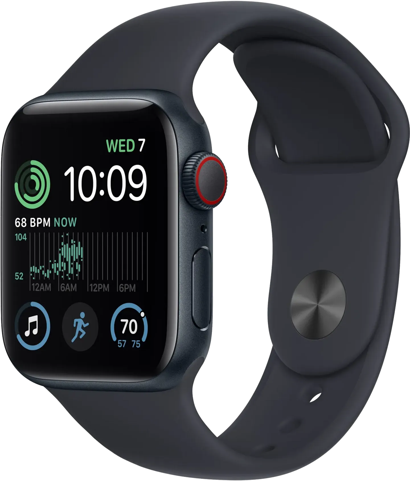 Apple Watch SE (2022) LTE 40mm Midnight Aluminium/Midnight Sport Band