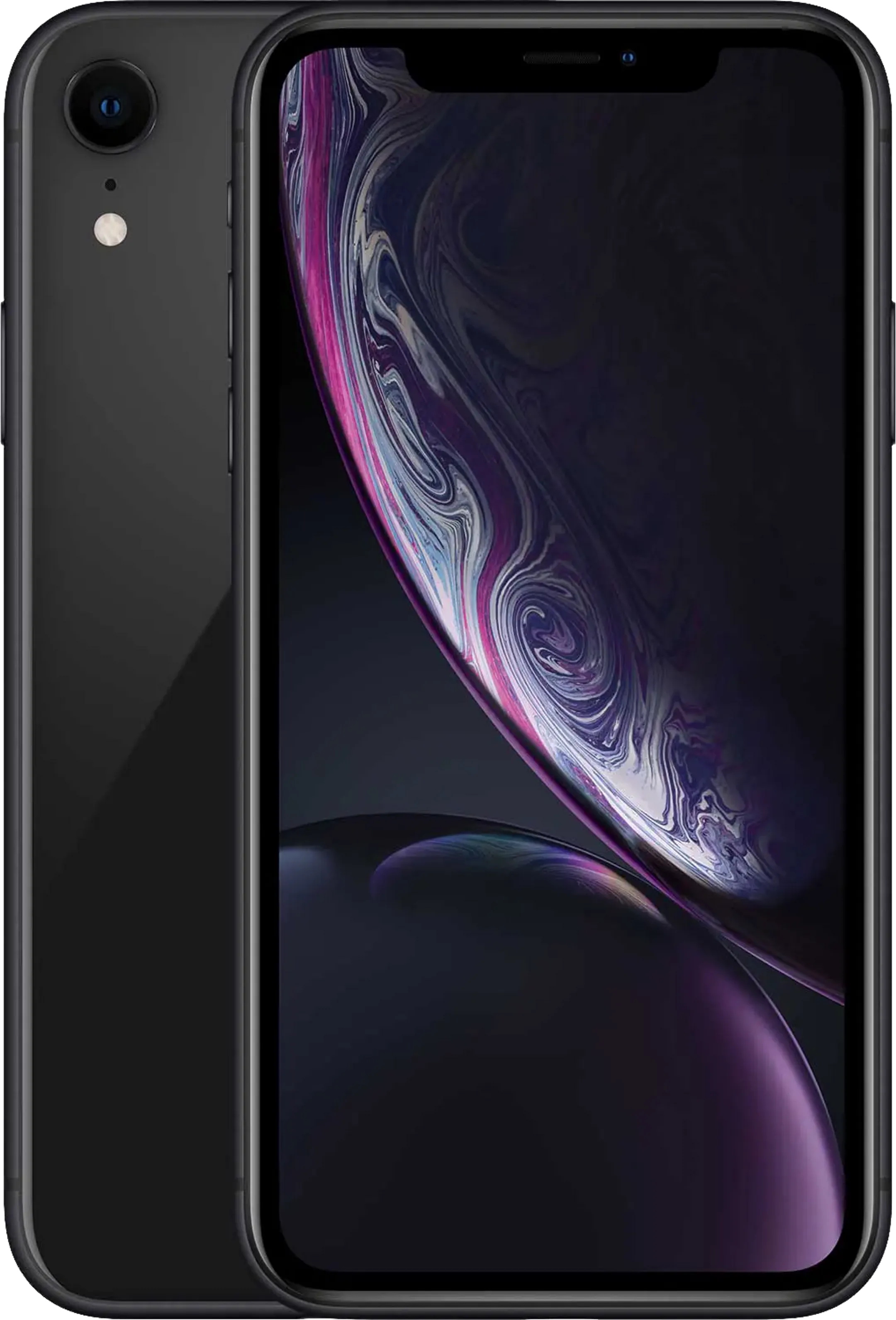 Apple iPhone Xr 128 GB Zwart Refurbished grade A+ image