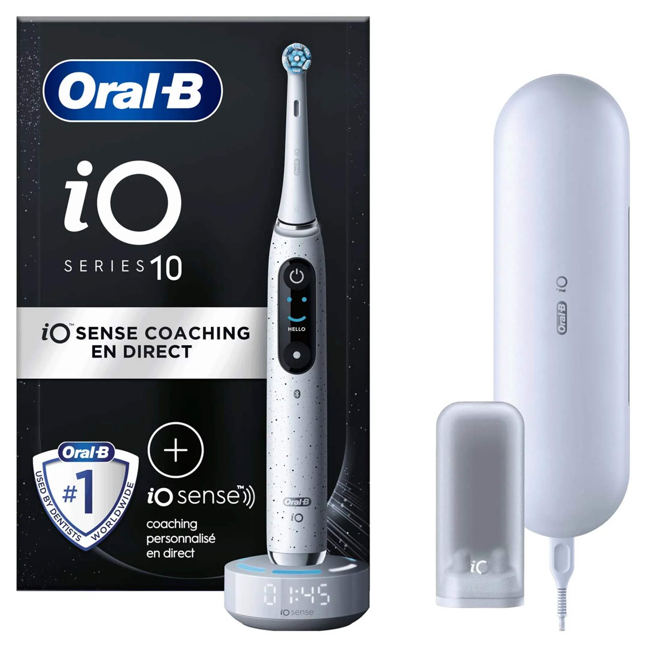 Brosse à dents électrique IO10 Blanc