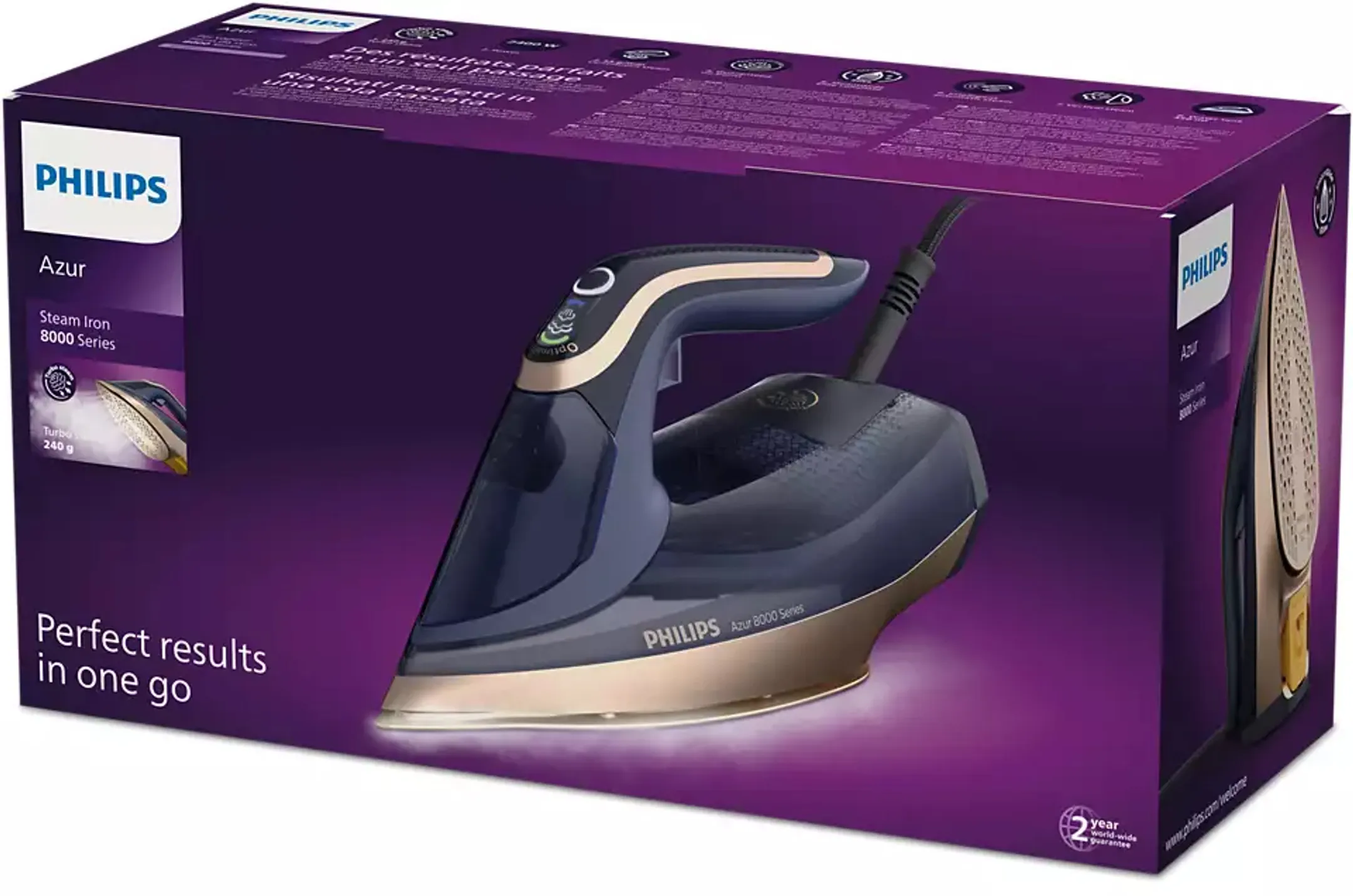 Philips Strijkijzer Azur 8000 Series DST8050/20 image