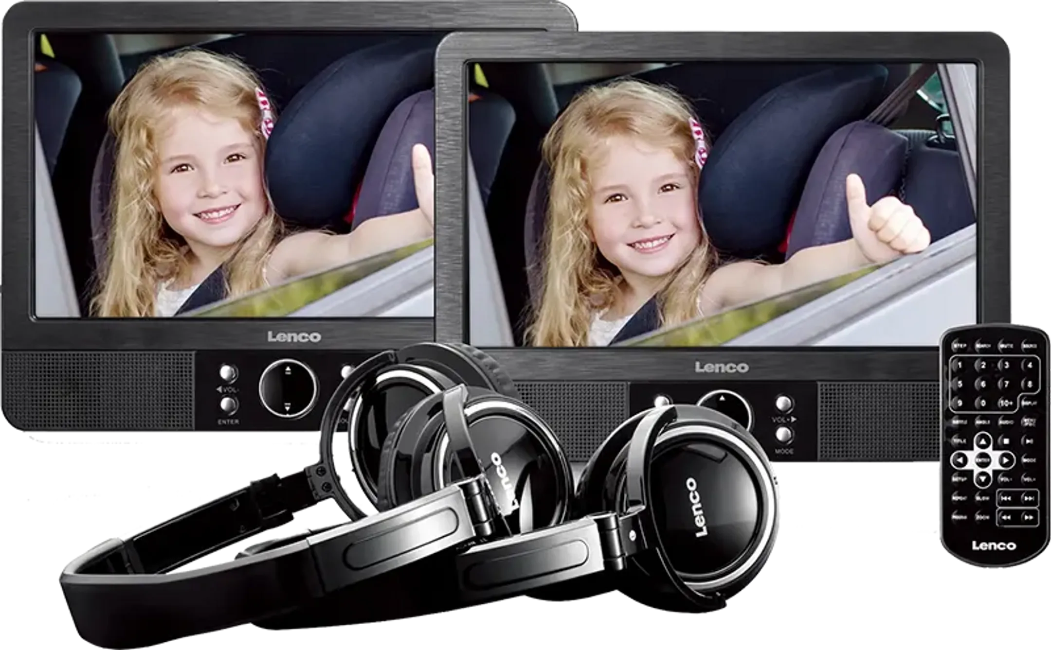 Kit de 2 lecteurs DVD portable - MES-415 - 9 pouces