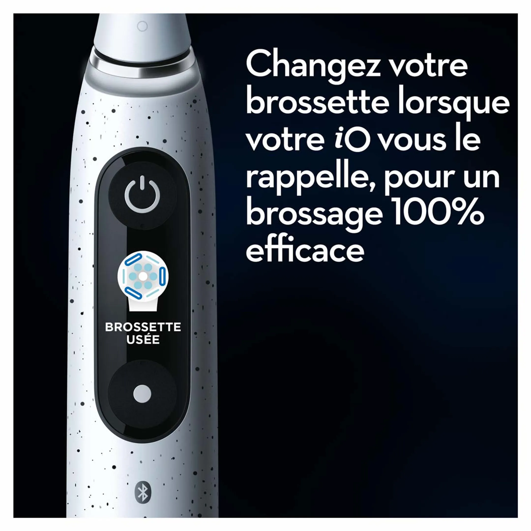 Brosse à dents électrique IO10 Blanc