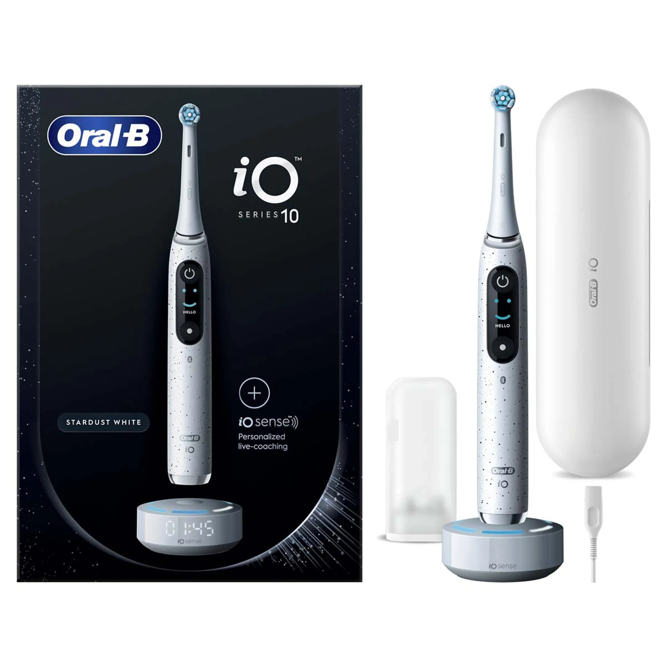 Brosse à dents électrique IO10 Blanc
