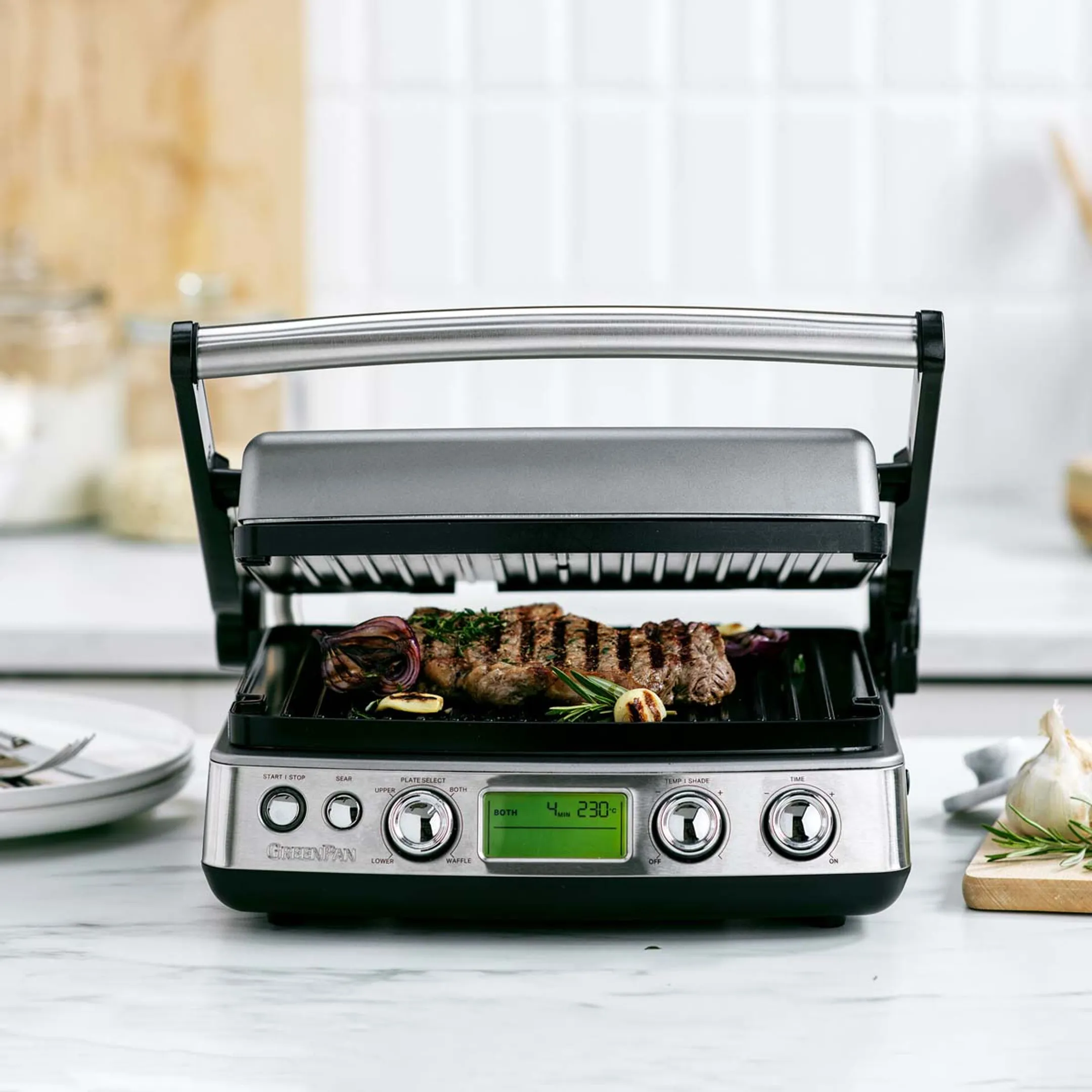 GreenPan Elite Contactgrill Inox image