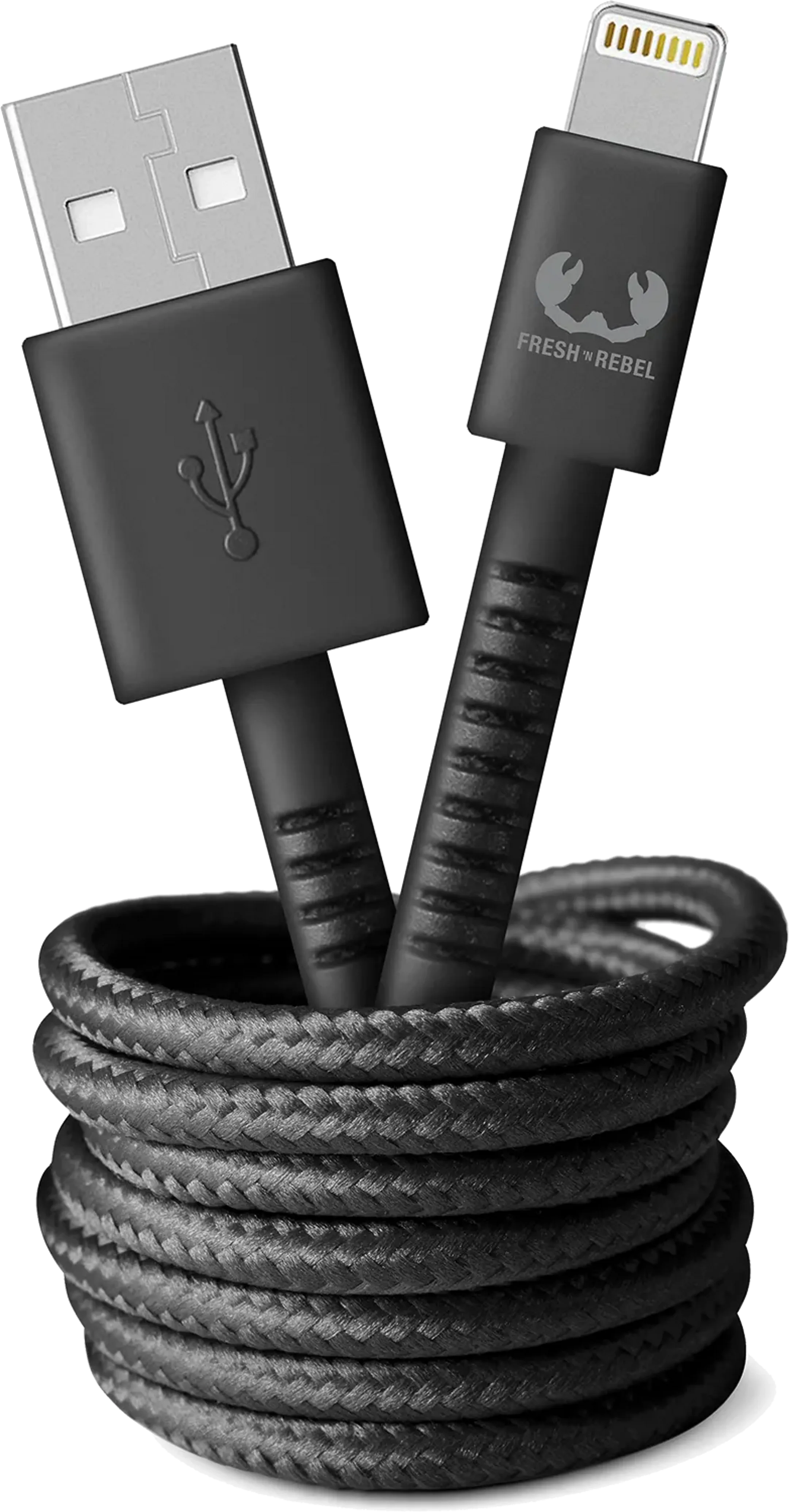 Lightning naar USB A-kabel - 2 m. - Storm Grey