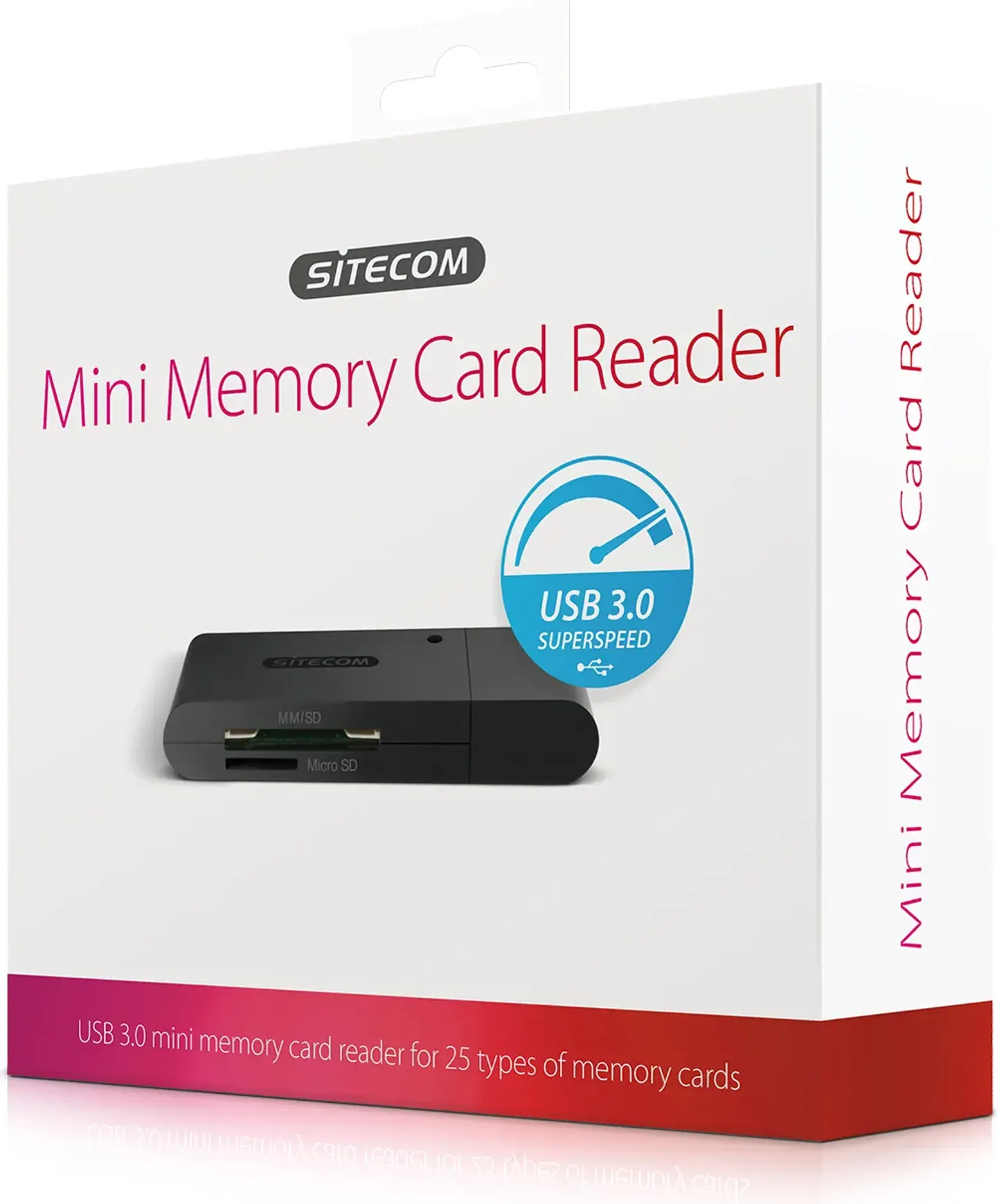 Mini USB 3.0 geheugenkaartlezer MD063 Bestel nu, in