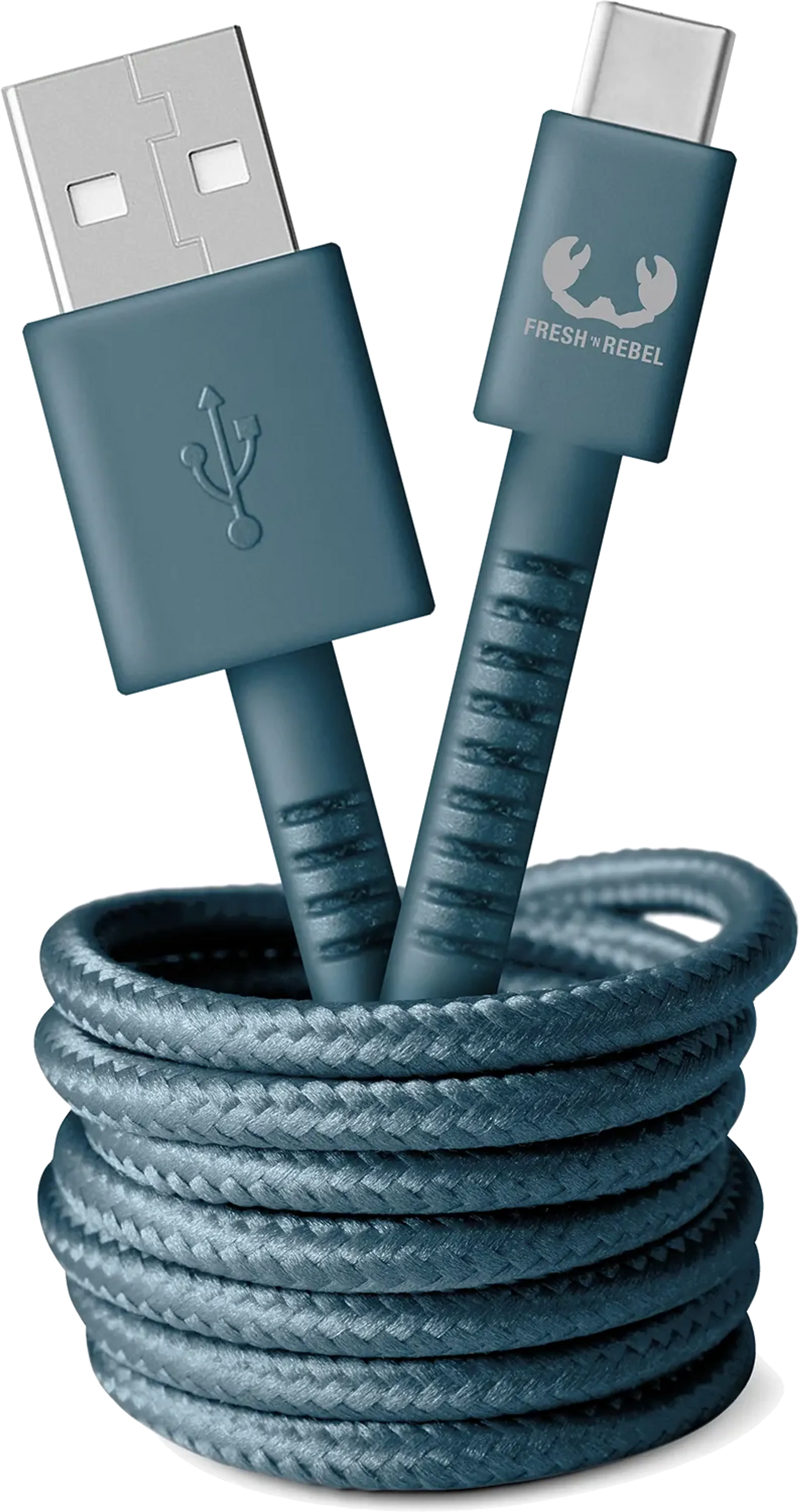 USB C naar USB A-kabel - 2 m. - Dive Blue