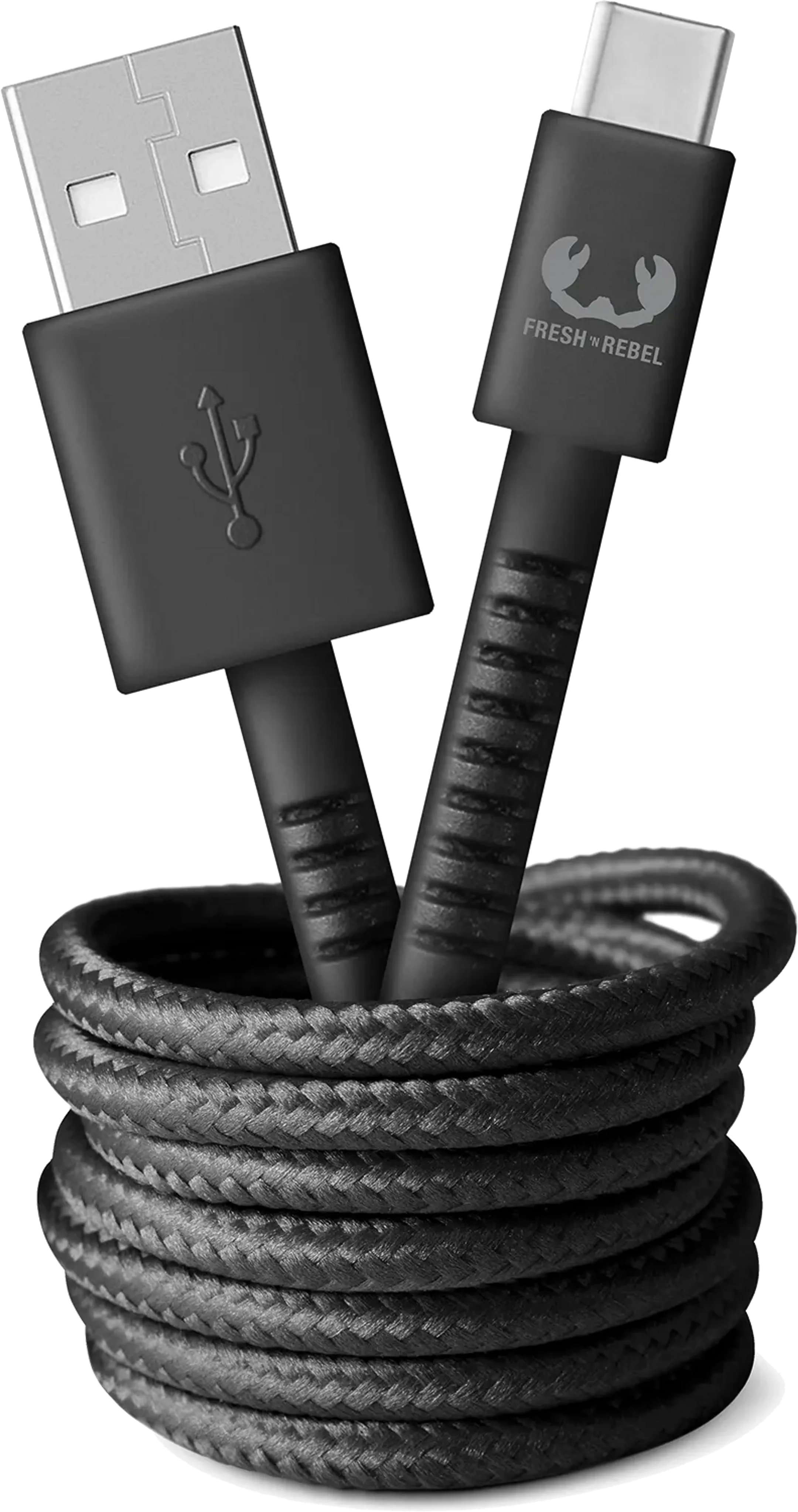 Câble USB C vers USB A - 2 m. - Storm Grey