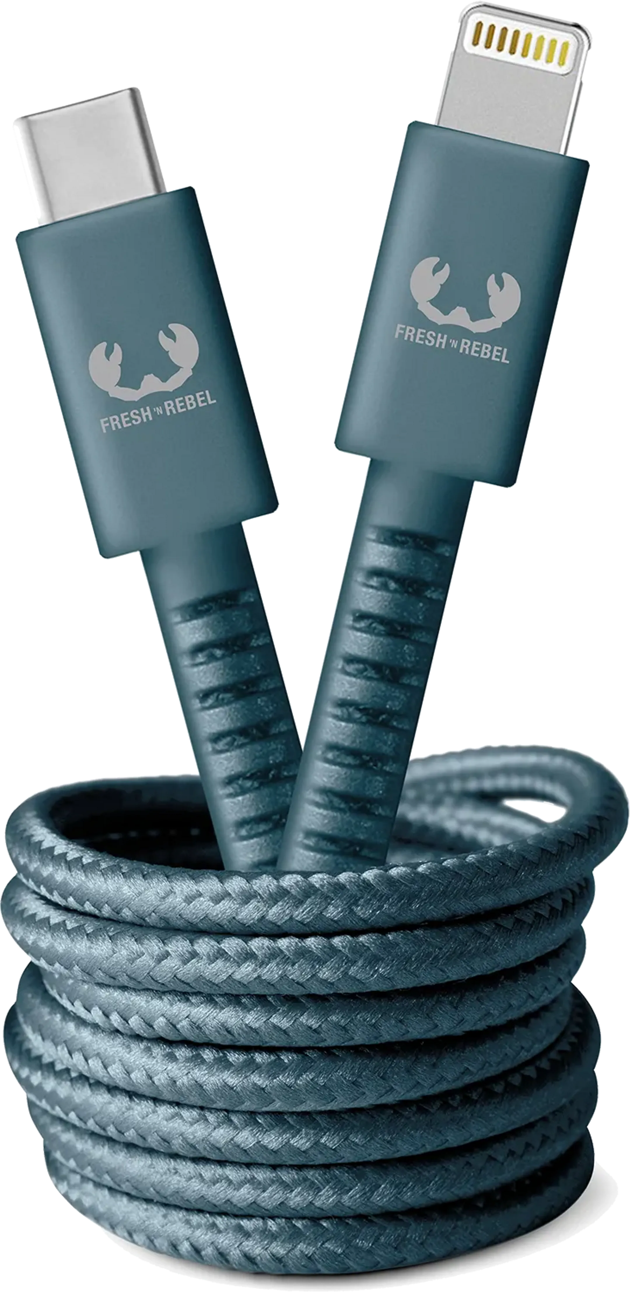Câble Lightning vers USB C - 2 m. - Dive Blue
