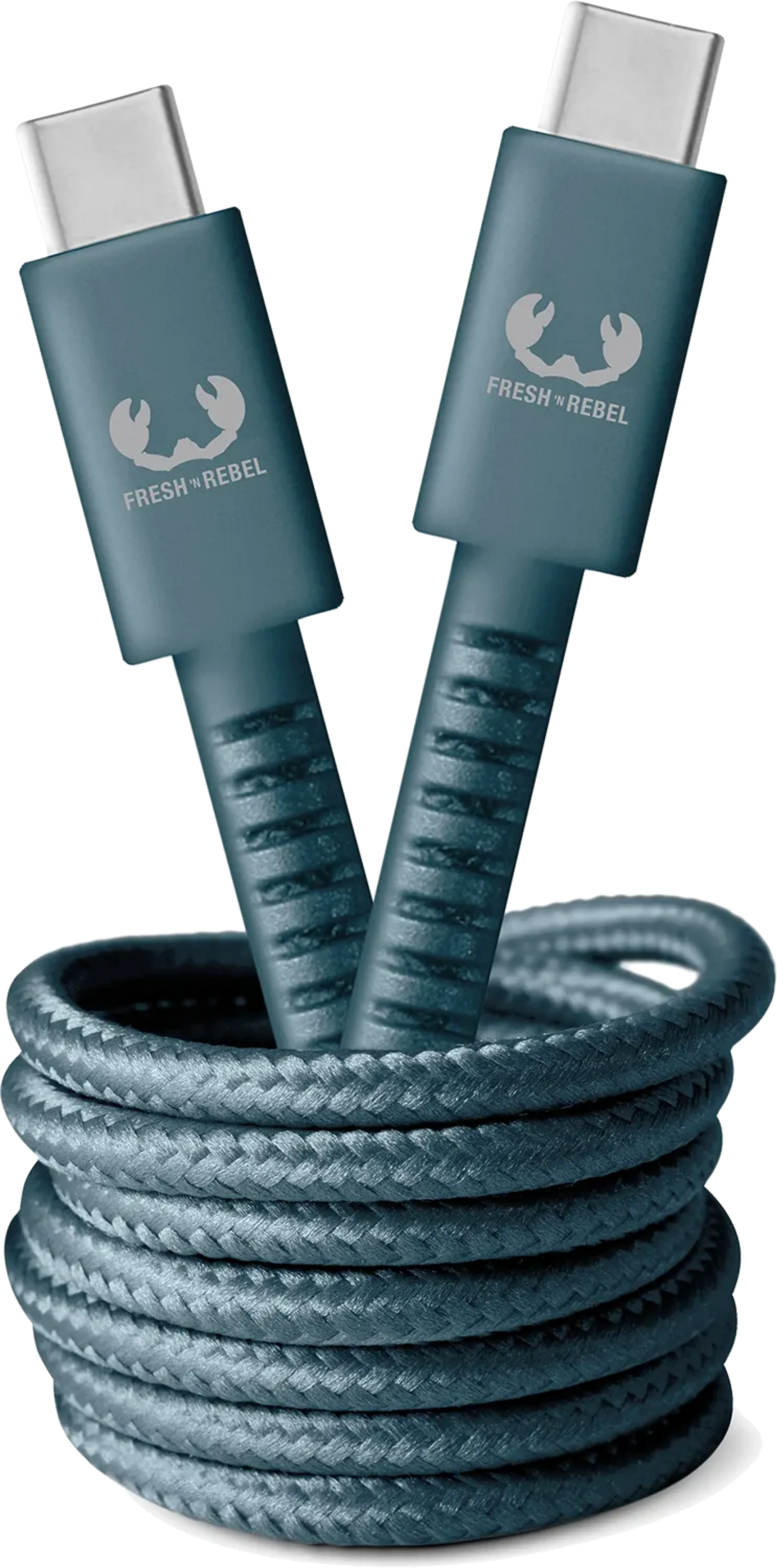 USB C-kabel - 2 m. - Dive Blue