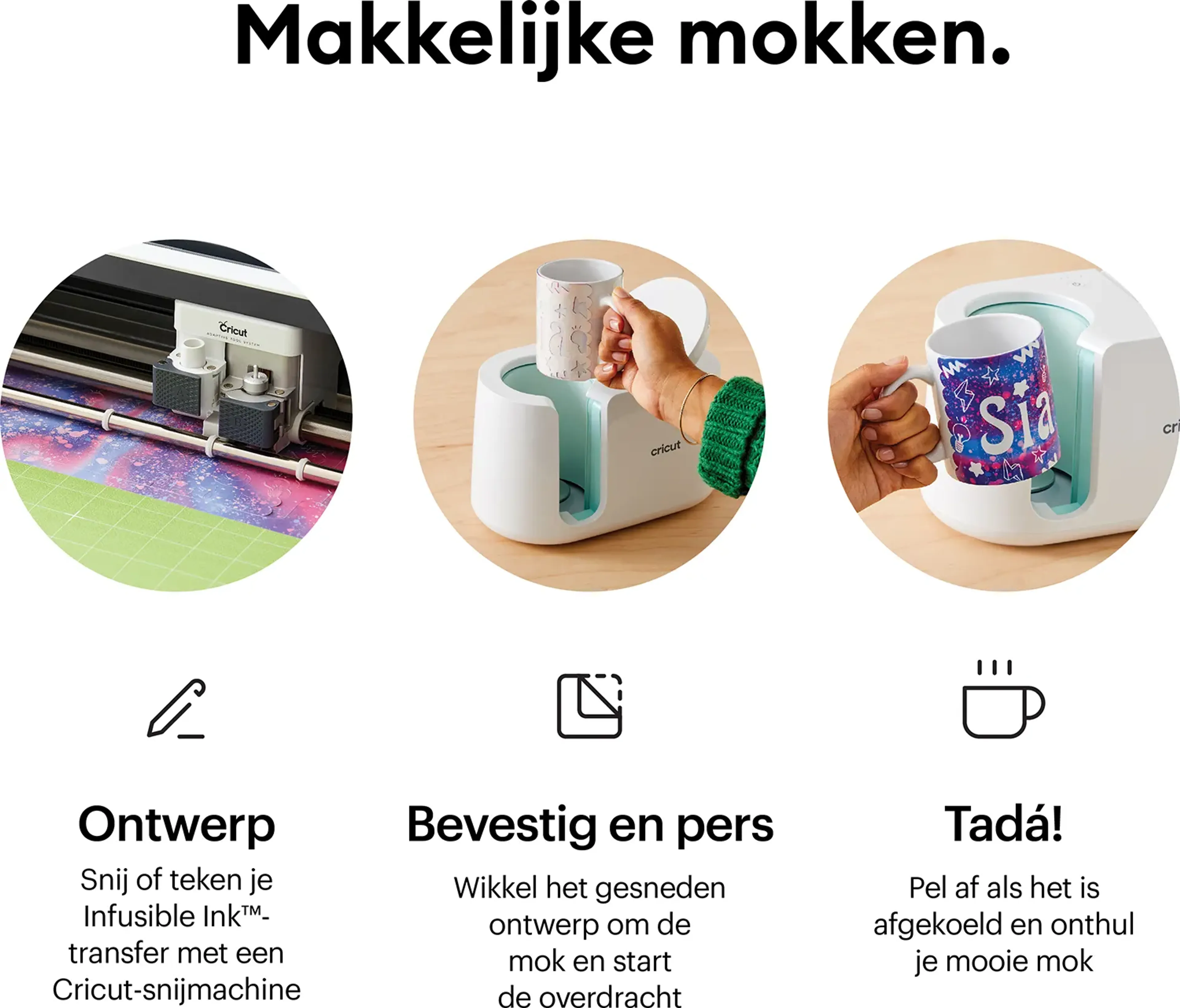 Cricut Mug Press - tasbedrukker image