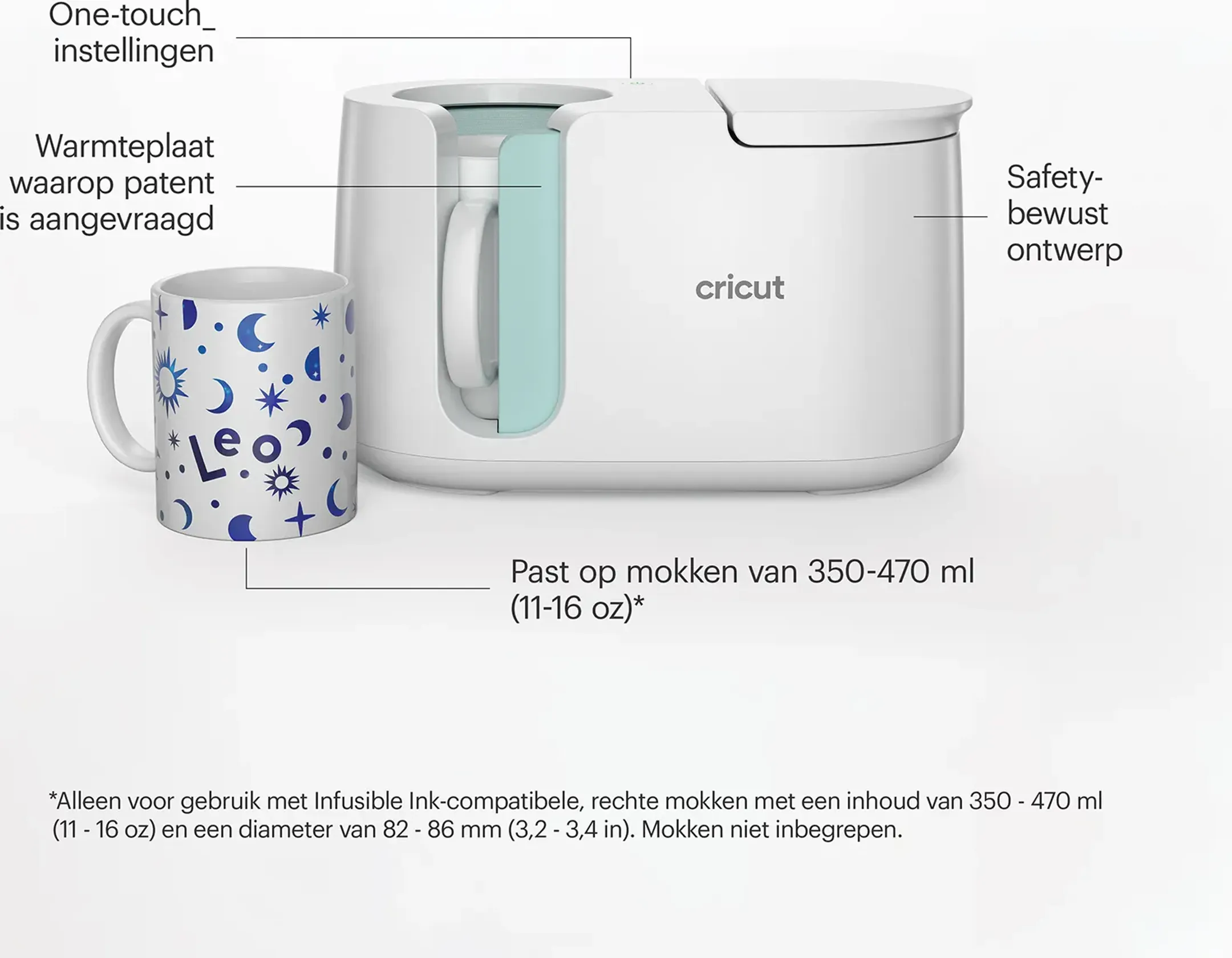 Cricut Mug Press - tasbedrukker image