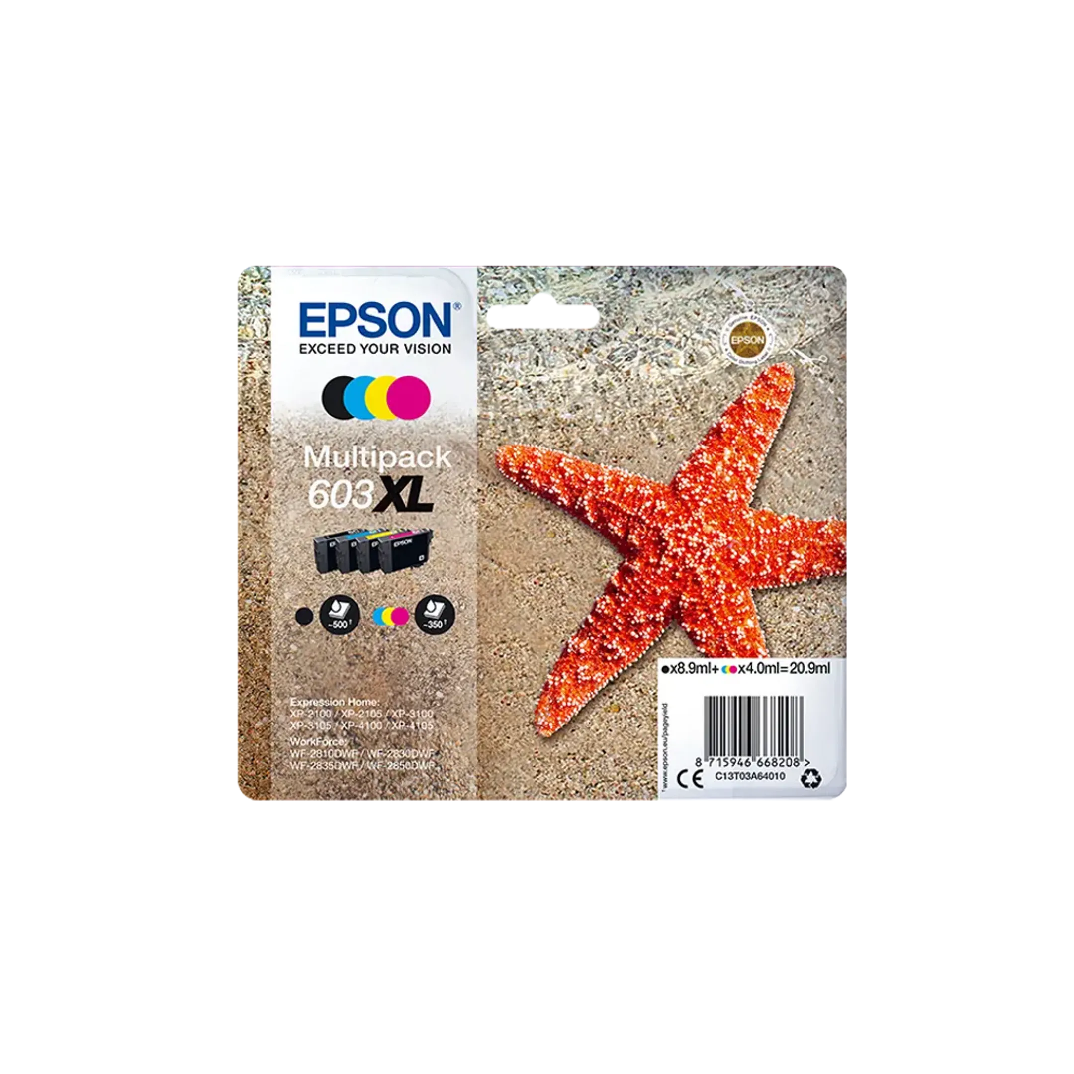 Cartouche d'encre 603XL - 4 couleurs