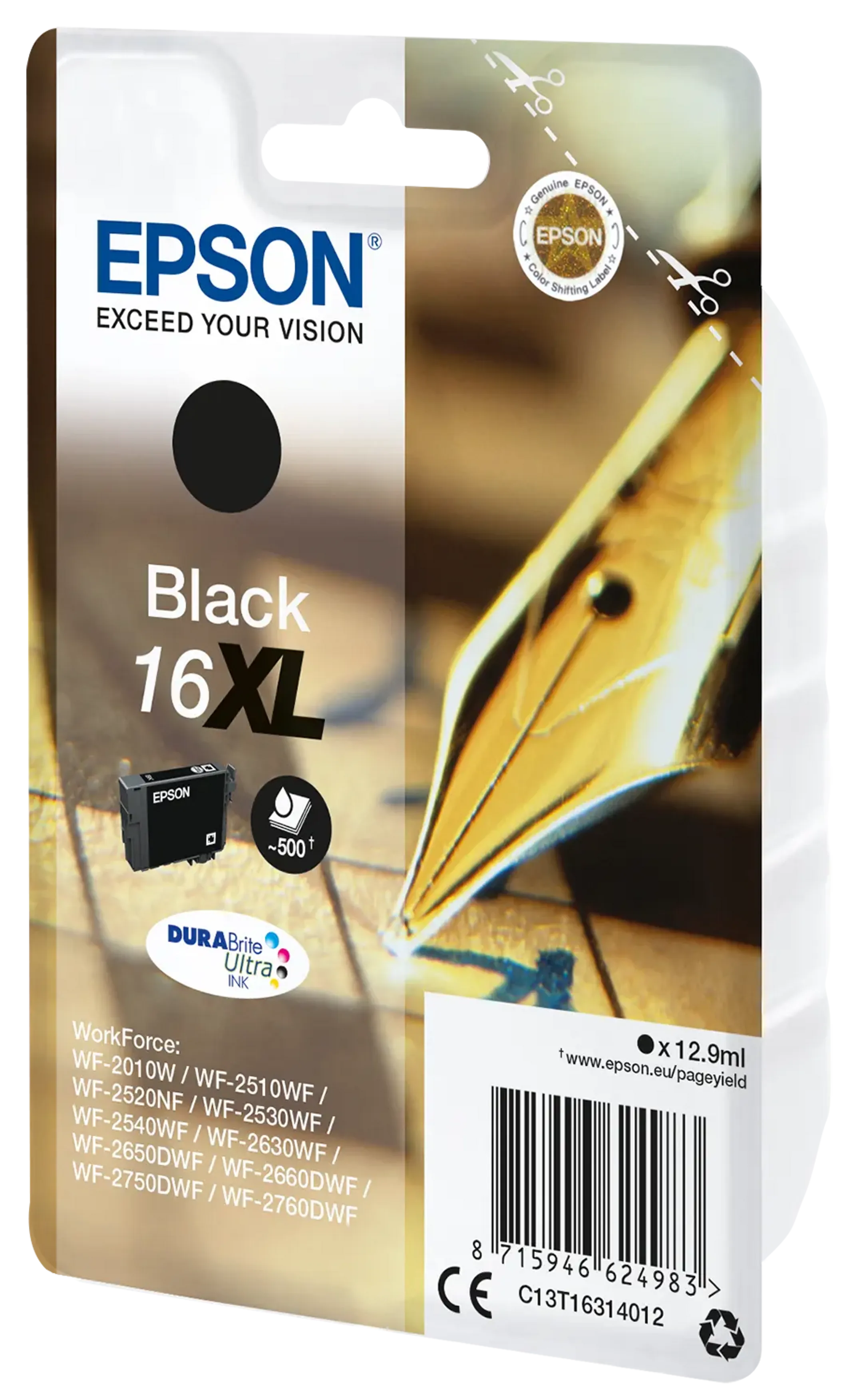 Inktcartridge 16XL - Zwart