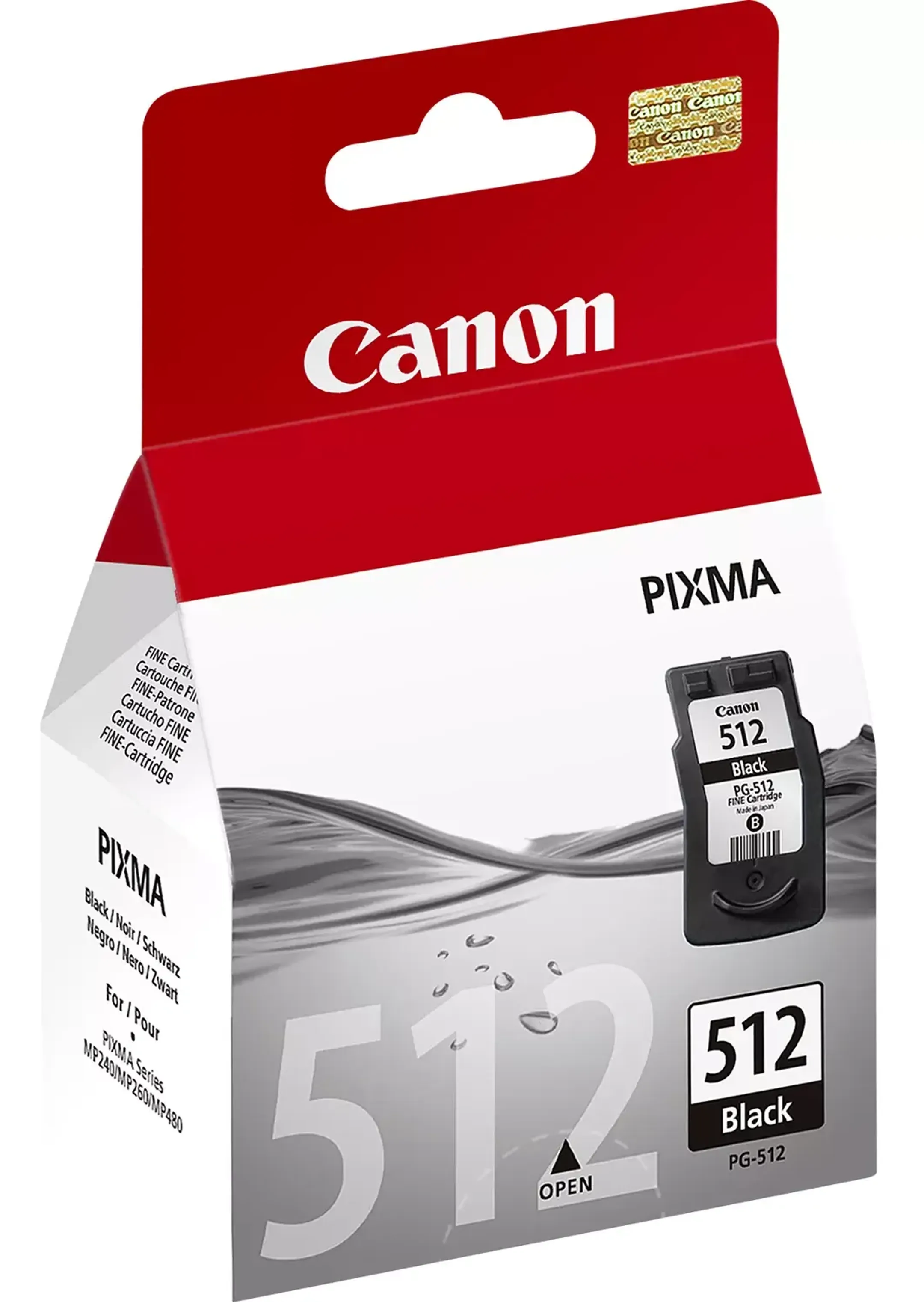 Canon Inktcartridge 512 - Zwart image
