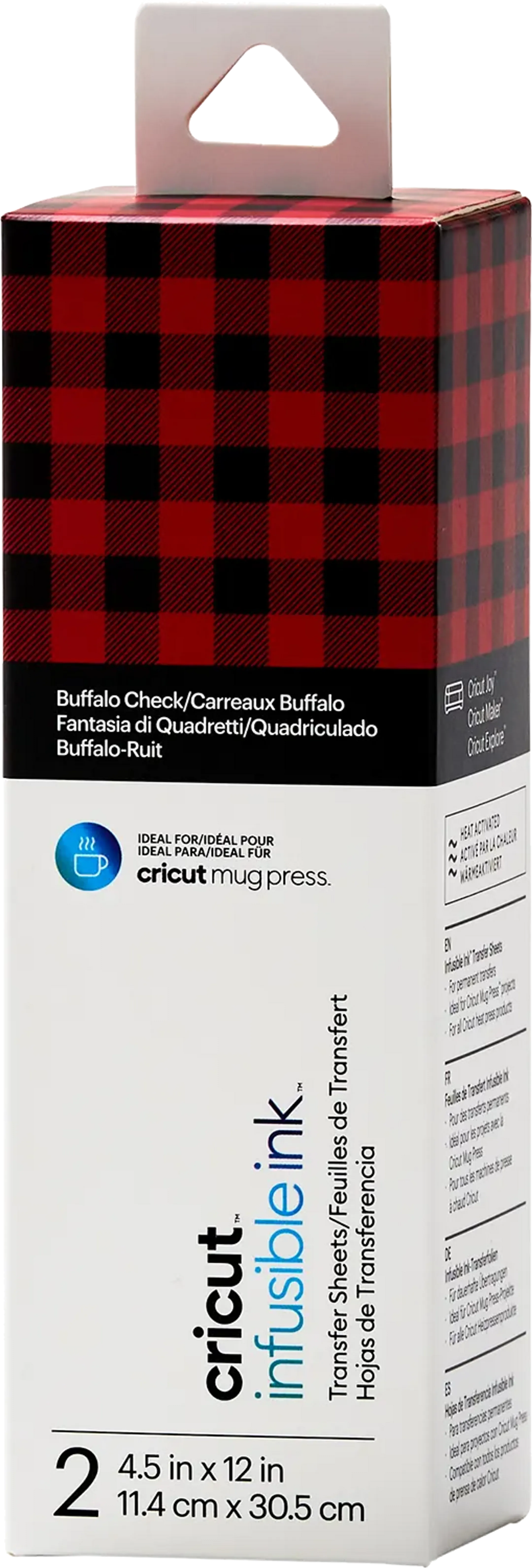infusible ink™ overdrachtsvellen - Buffalo Check - 2 stuks