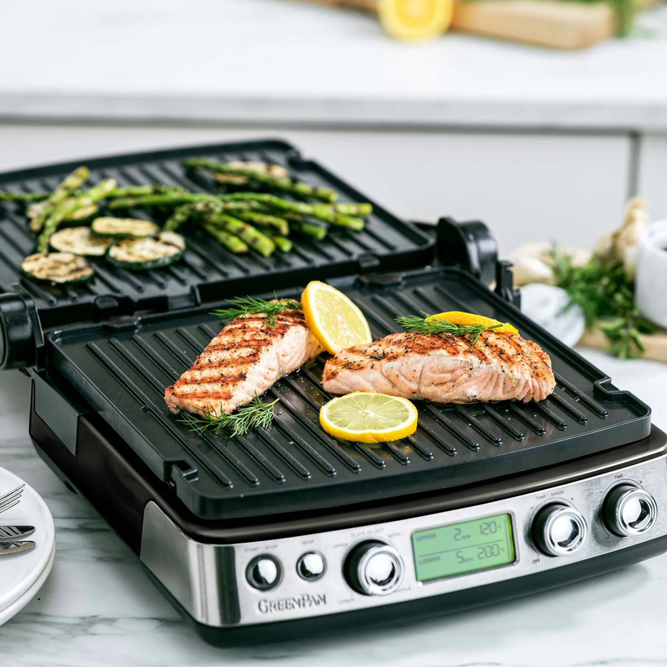 GreenPan Elite Contactgrill Noir image