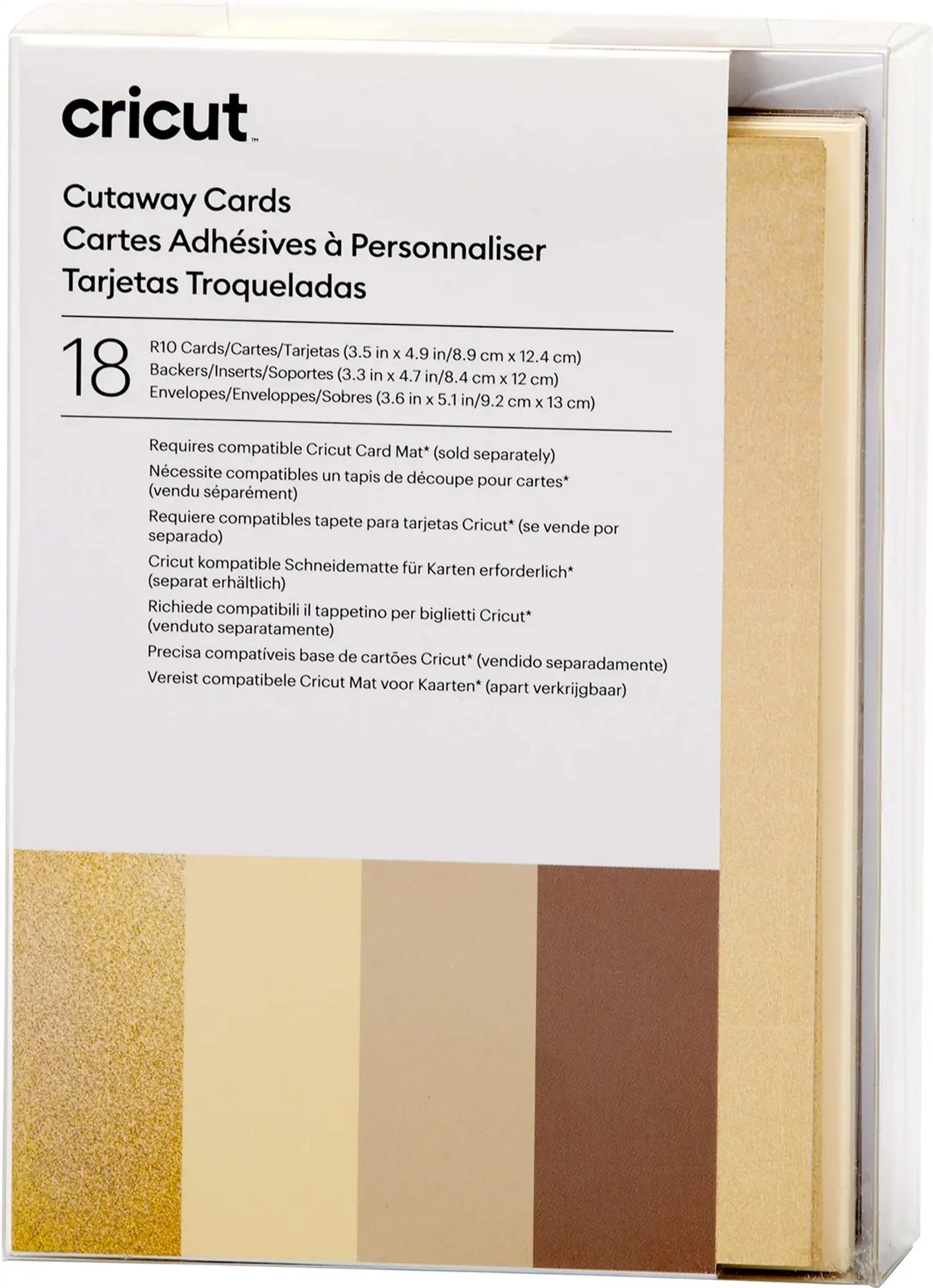 Cricut Set van 18 R10 kaarten - 12,4 x 8,9 cm image
