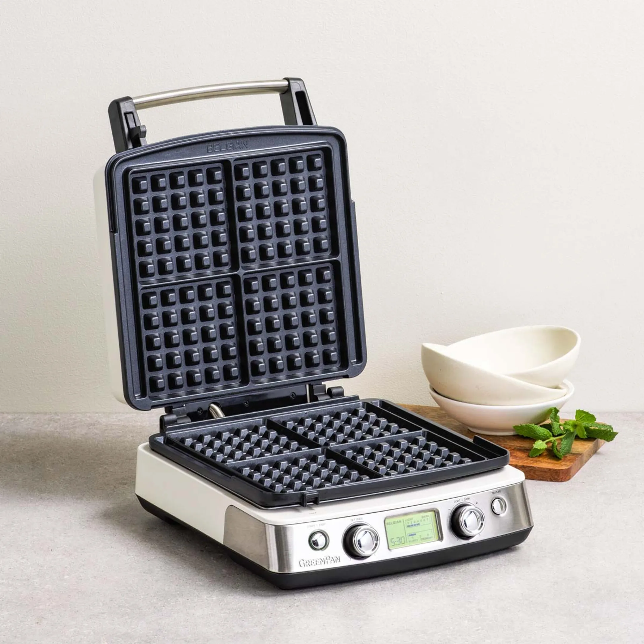 GreenPan Plaques de Gaufres pour Gaufrier 4* image