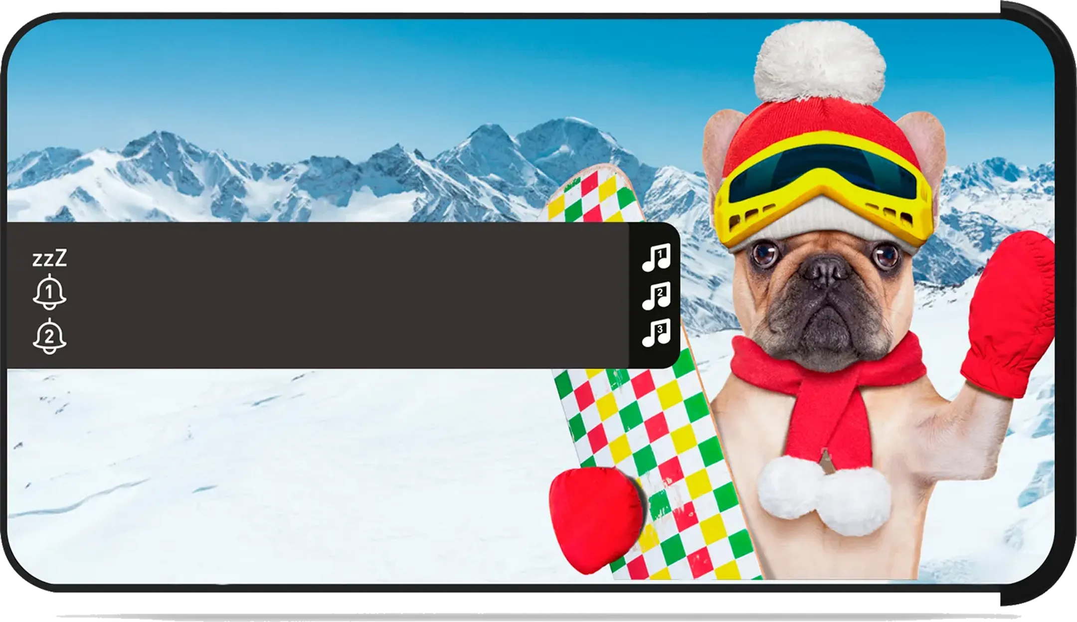Wekker met seizoensgeluiden - R16SEASONSFUNNY