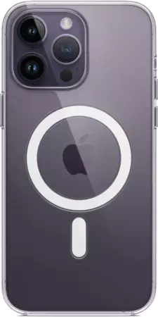 Coque transparente avec MagSafe pour iPhone 14 Pro Max
