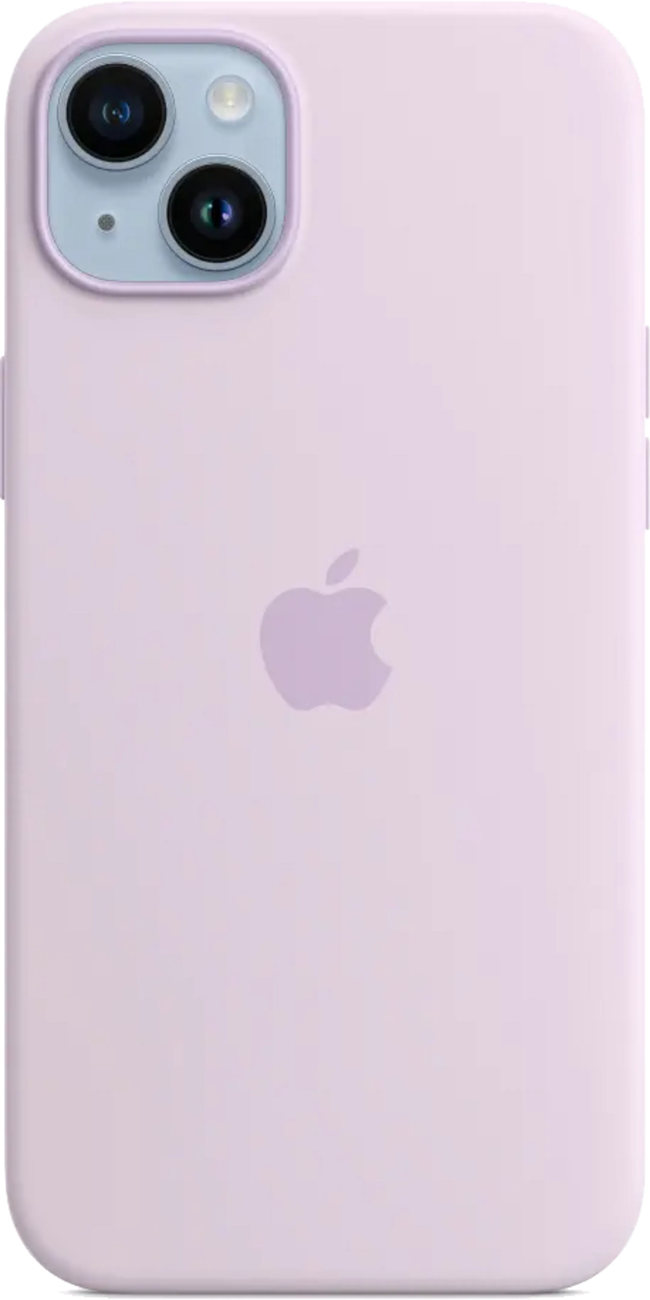 Coque en silicone avec MagSafe pour iPhone 14 Plus -Lilas