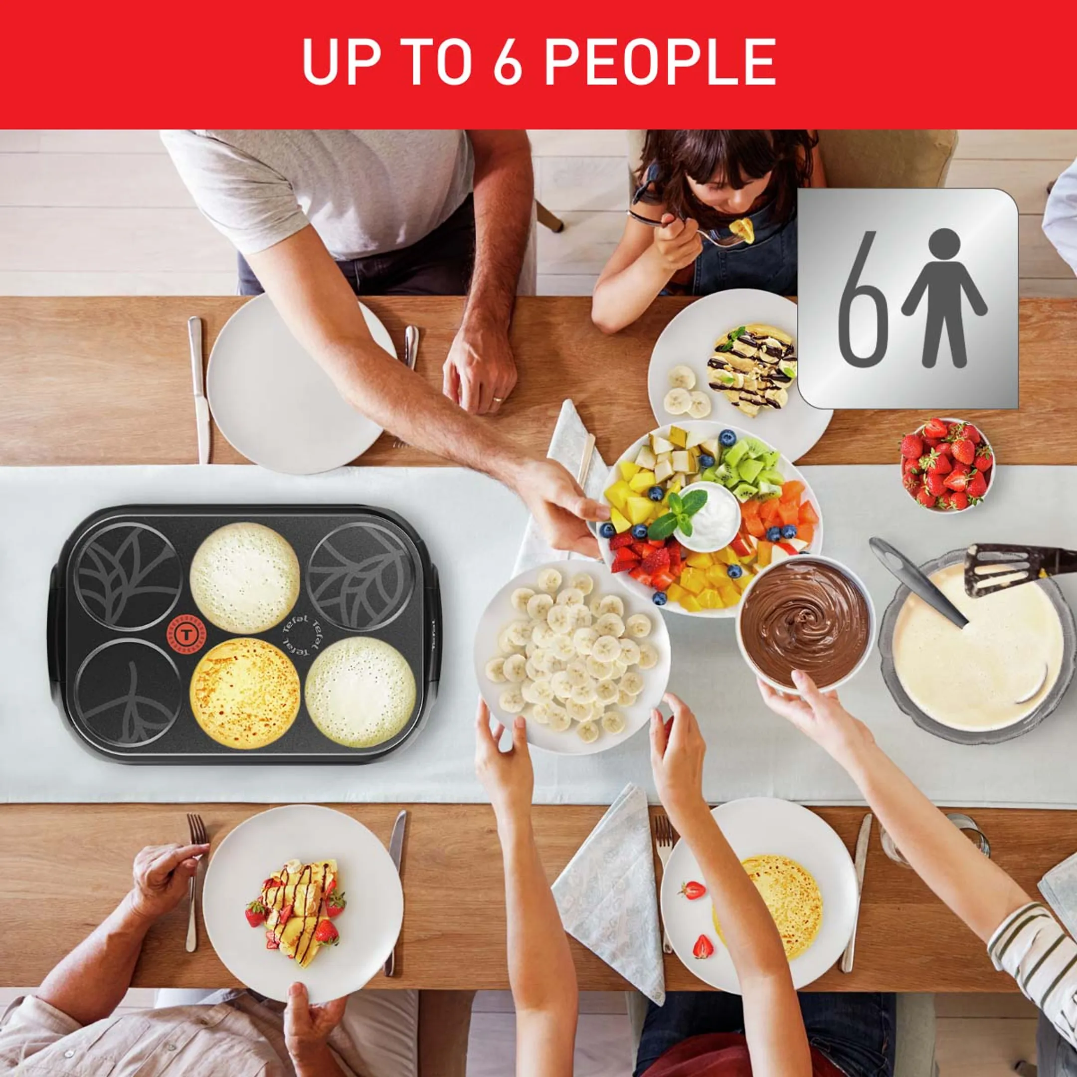 Tefal Pannenkoekenmaker Eco Crep'Party PY55E810 image
