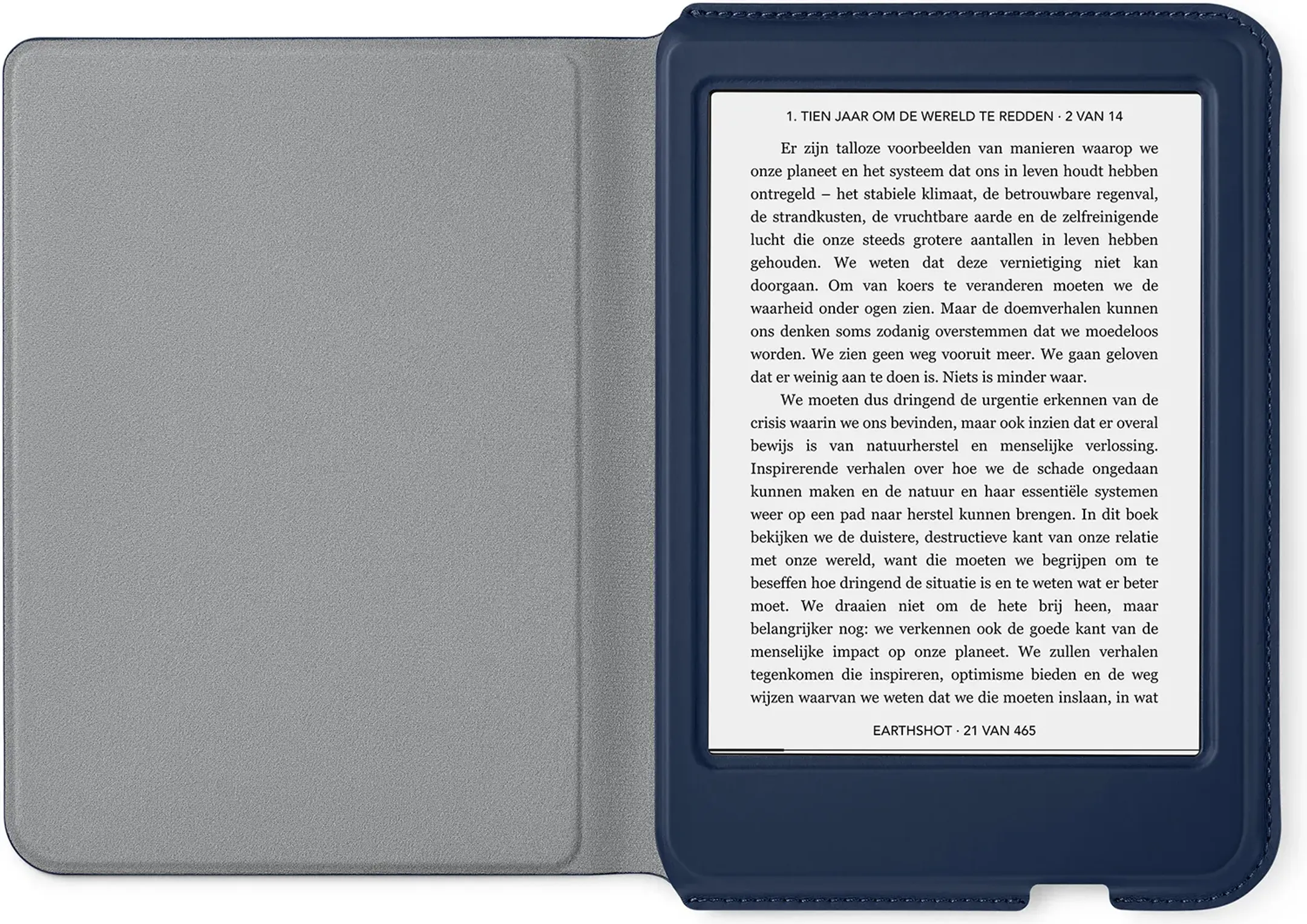 Kobo Étui Basic SleepCover pour Clara 2E - Blauw image