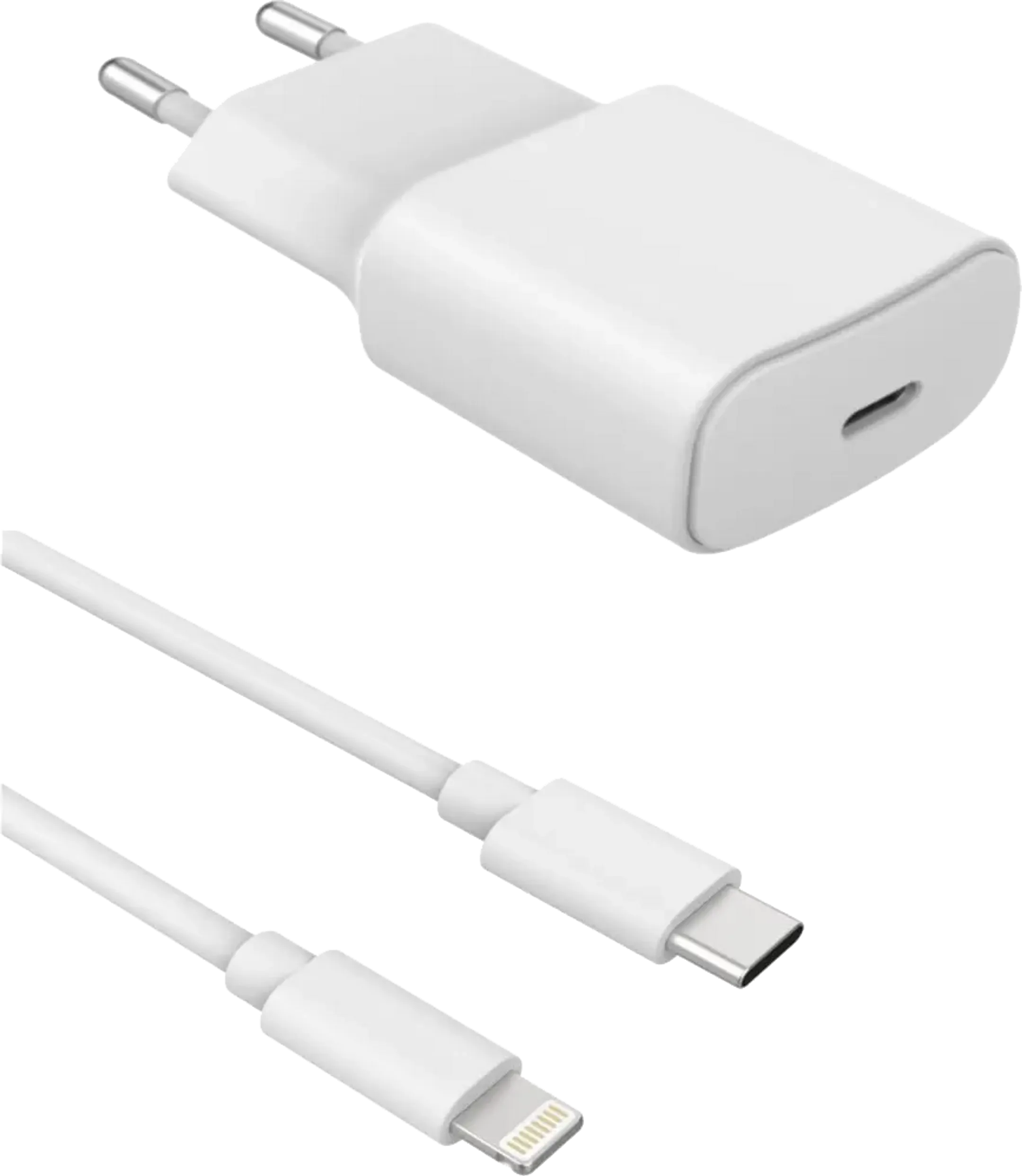 Bundle product 20 W USB C netstroomlader + Lightning naar USB C-kabel