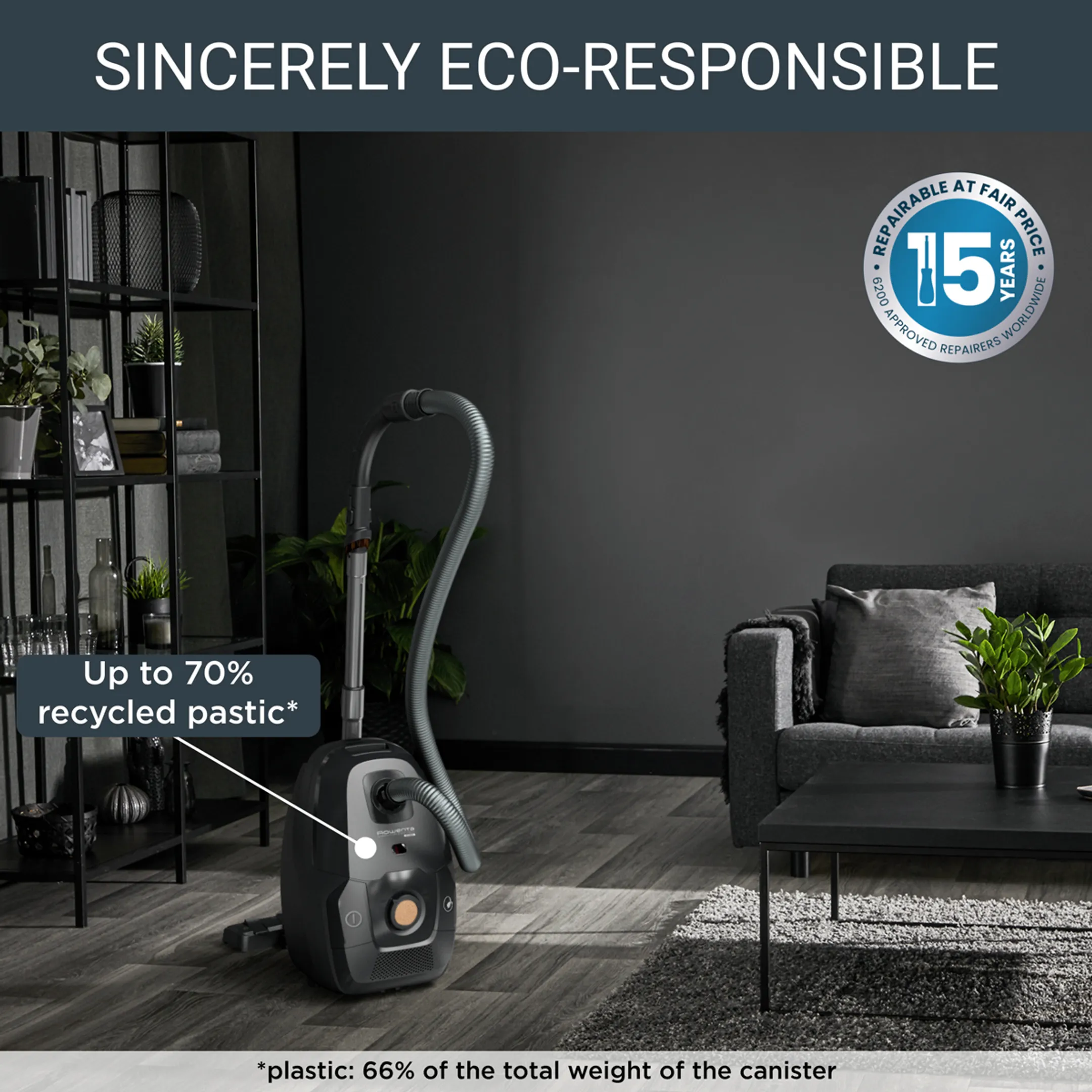 Rowenta Aspirateur avec sac Green Force Effitech RO6179 image