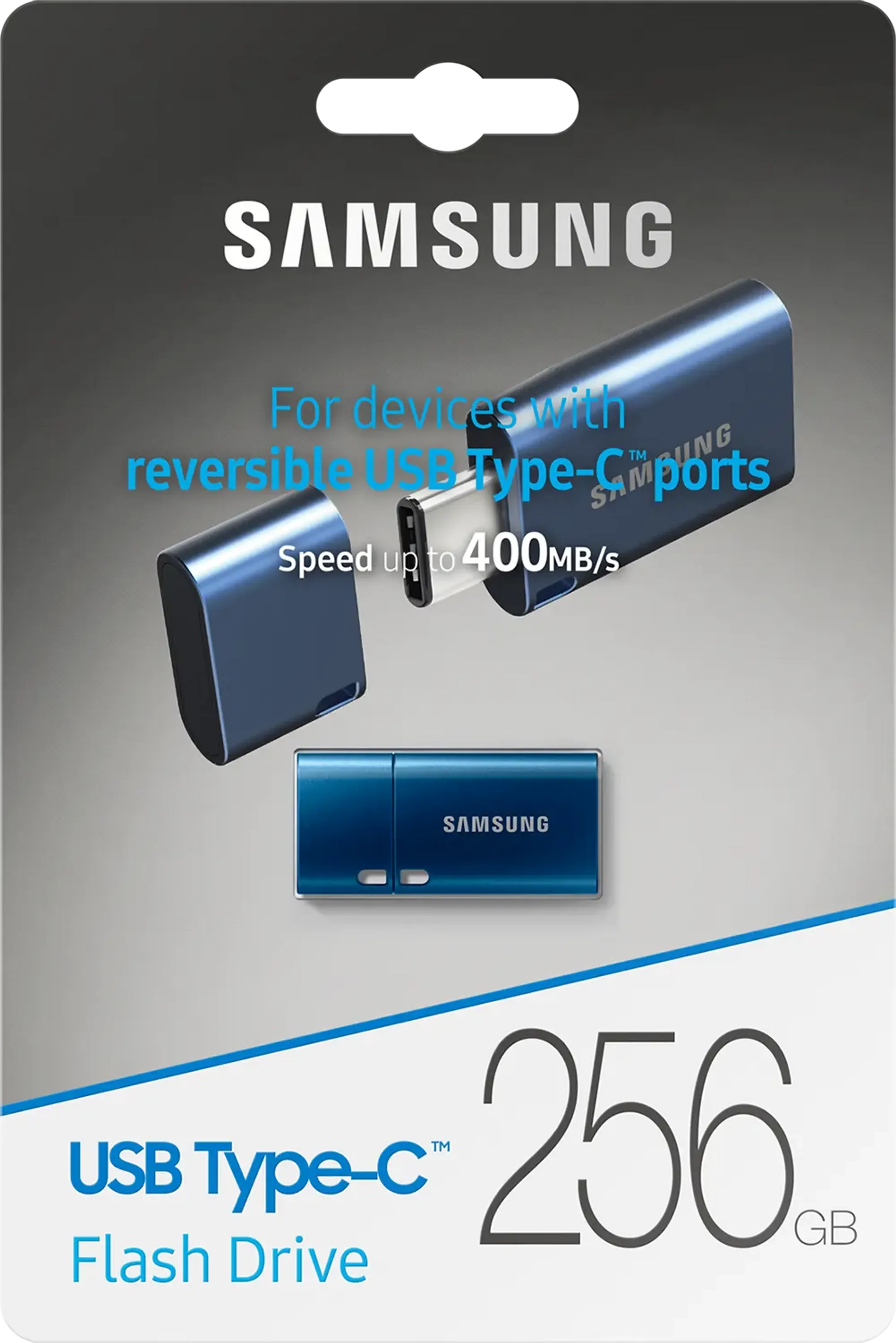 Samsung Clé USB 256GB USB-C - Bleu image