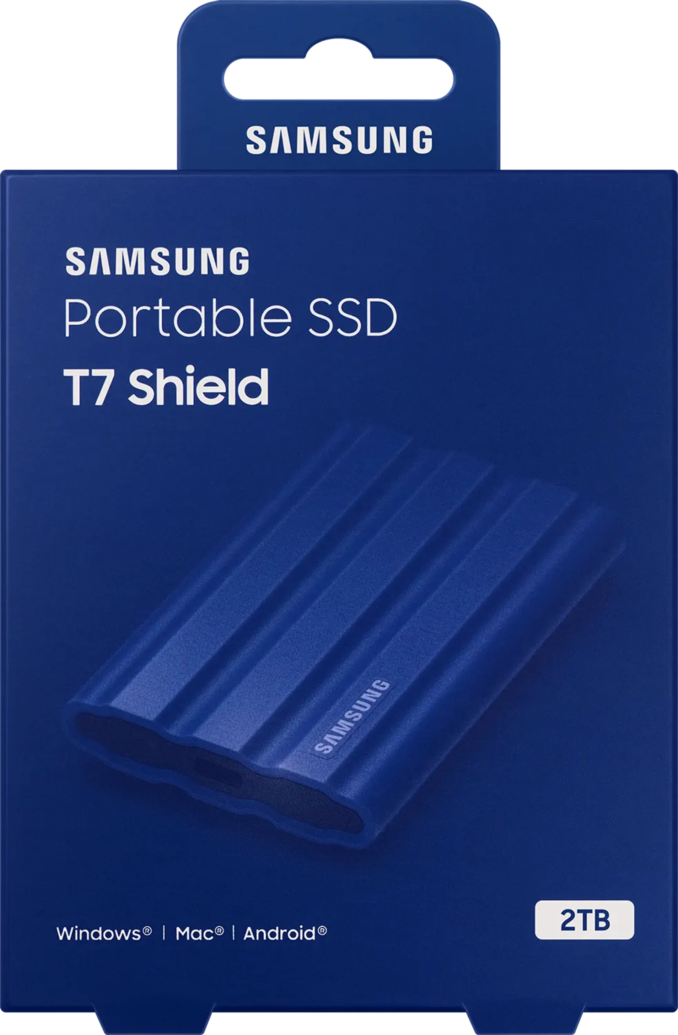 Samsung Portable SSD T7 Shield - 2To - Bleu image