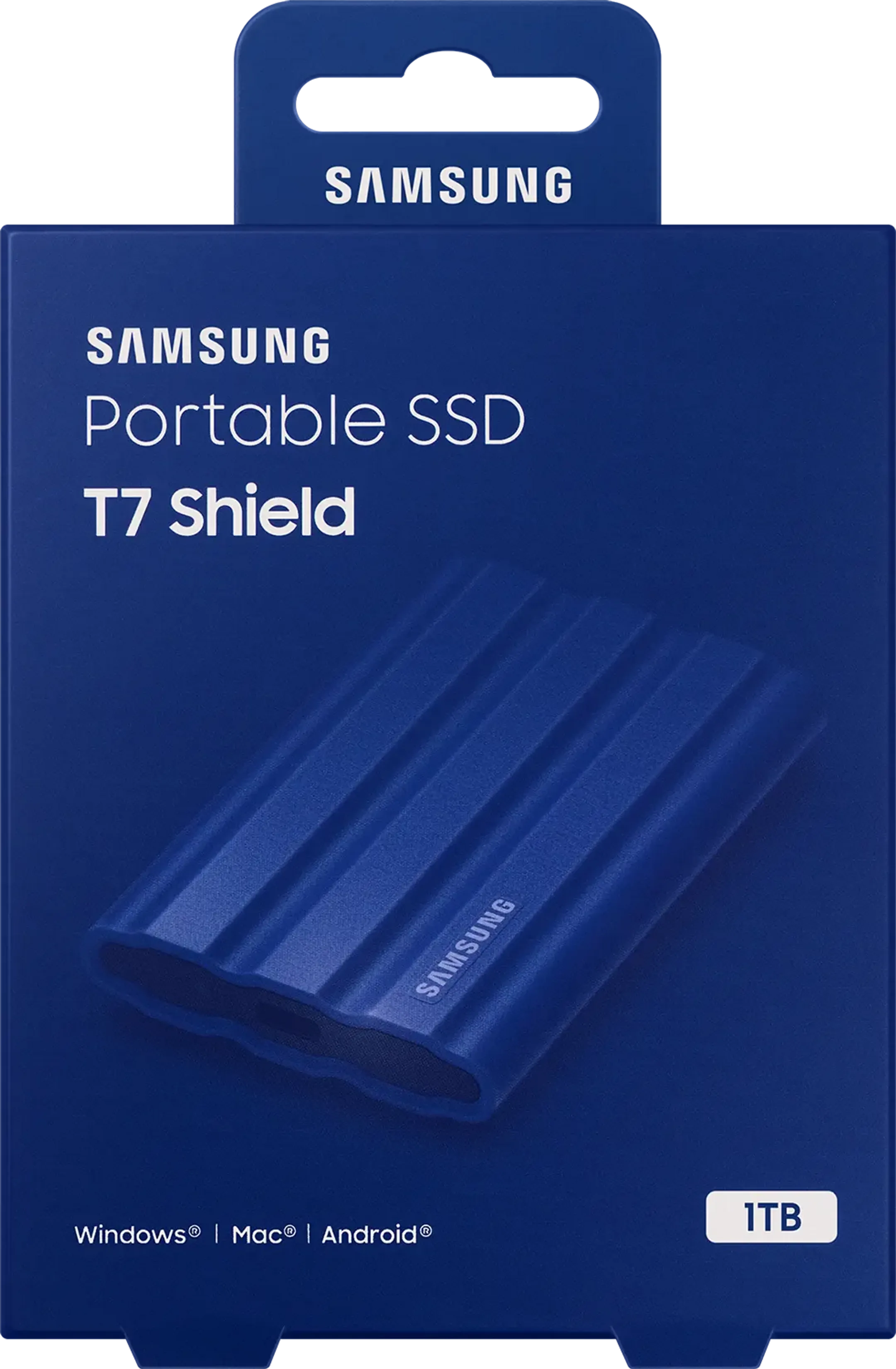 Samsung Portable SSD T7 Shield Bleu - 1To image