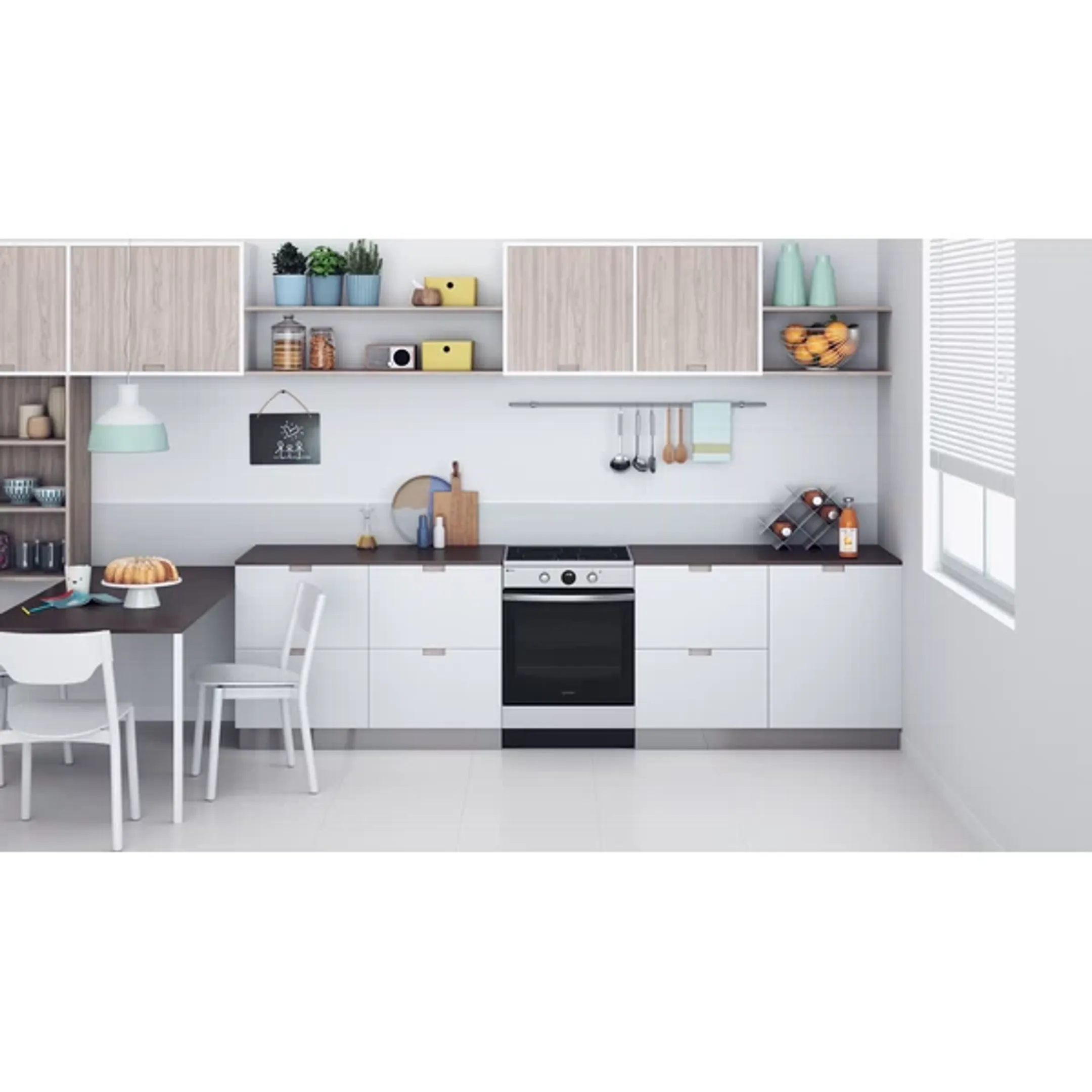 Indesit Cuisinière IS67IQ8CCX/FR image