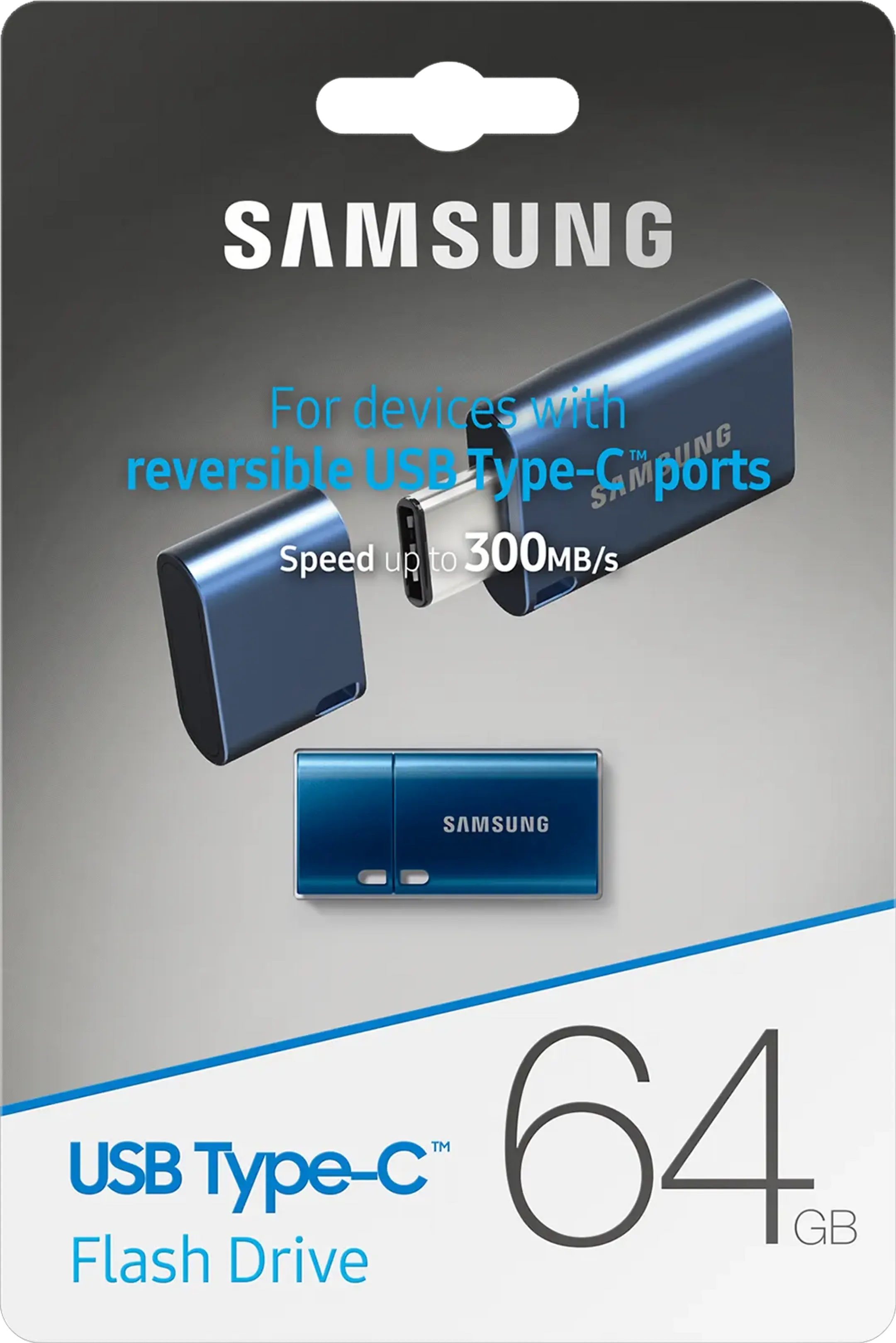 Samsung USB-stick 64 GB USB-C - Blauw image
