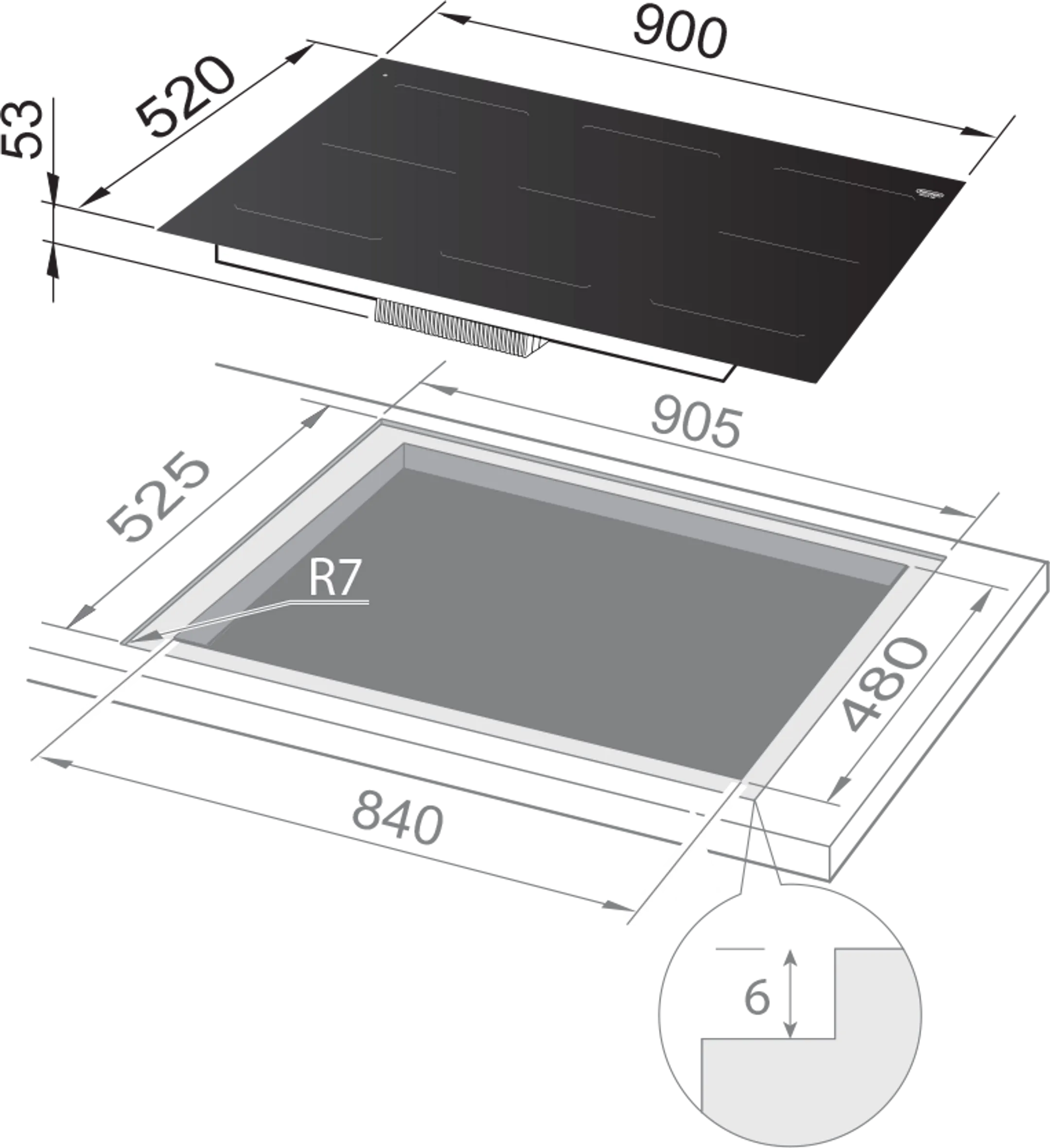 De'Longhi Taque induction SLI 906 BE image