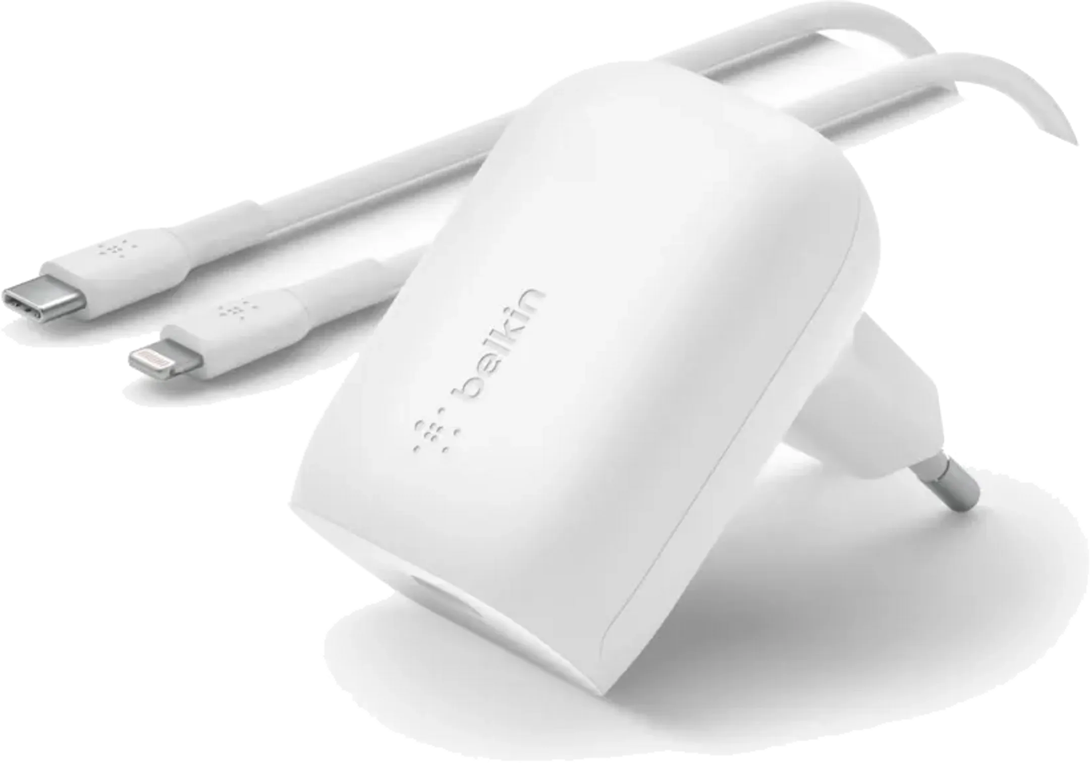 BOOST↑CHARGE™  30 W USB C PD 3.0 PPS netstroomlader + Lightning naar USB C-kabel