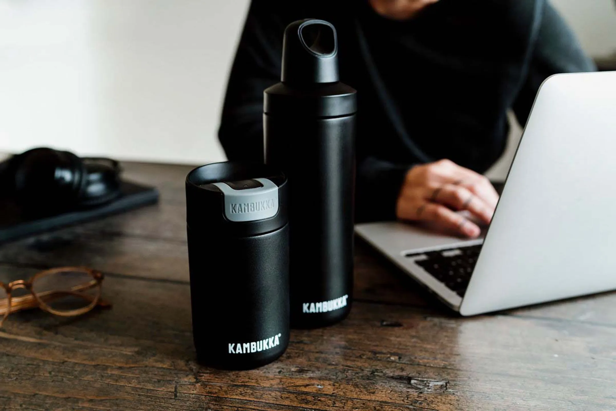 KAMBUKKA Thermosbeker Olympus 300ml -Zwart image