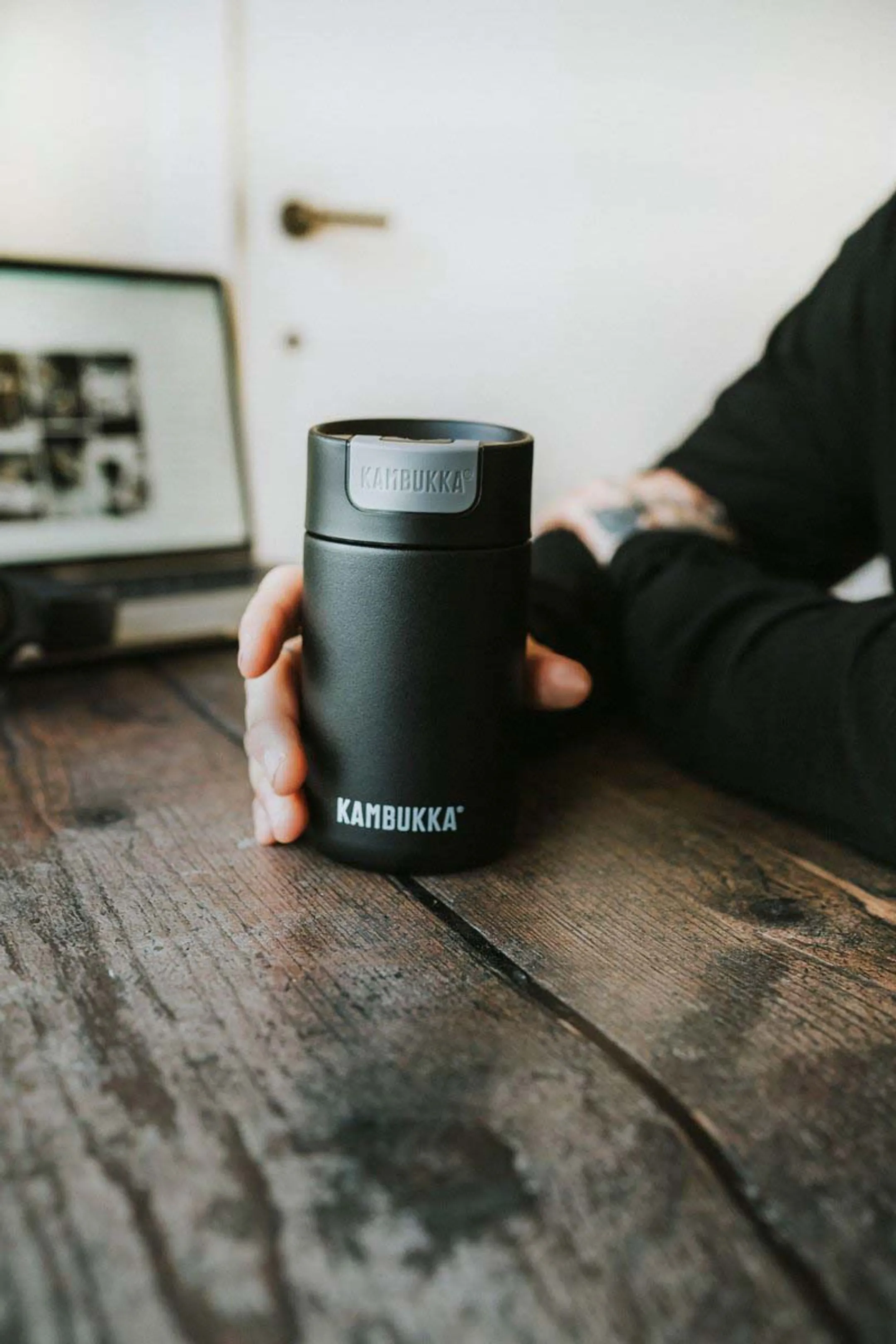 KAMBUKKA Thermosbeker Olympus 300ml -Zwart image