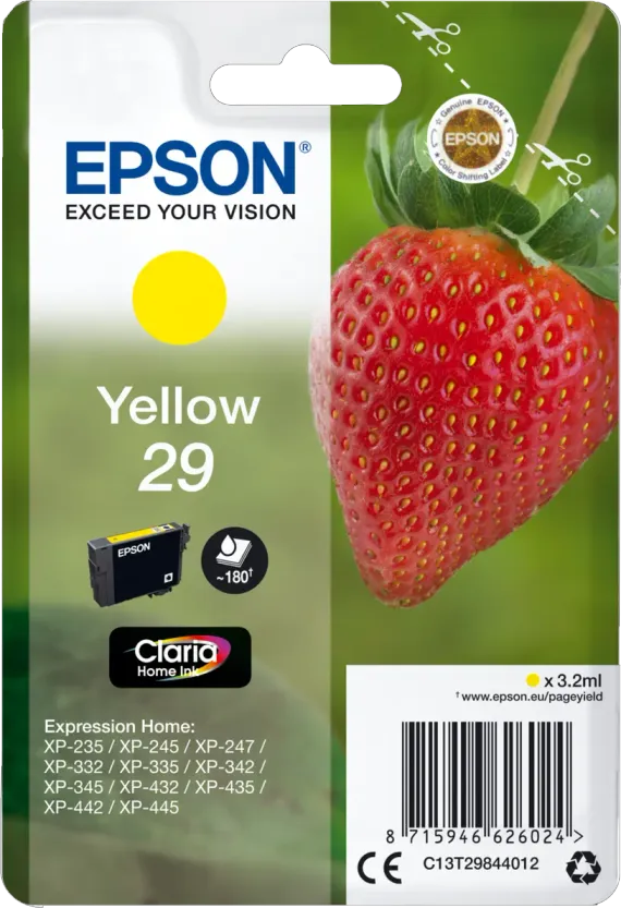 29 Yellow Claria Home Ink inktpatroon
