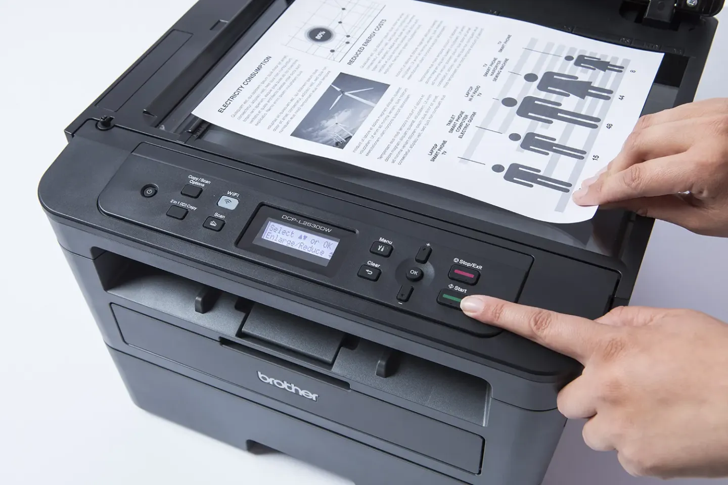 Brother DCP-L2530DW all-in-one laserprinter - Bestel nu, morgen in huis