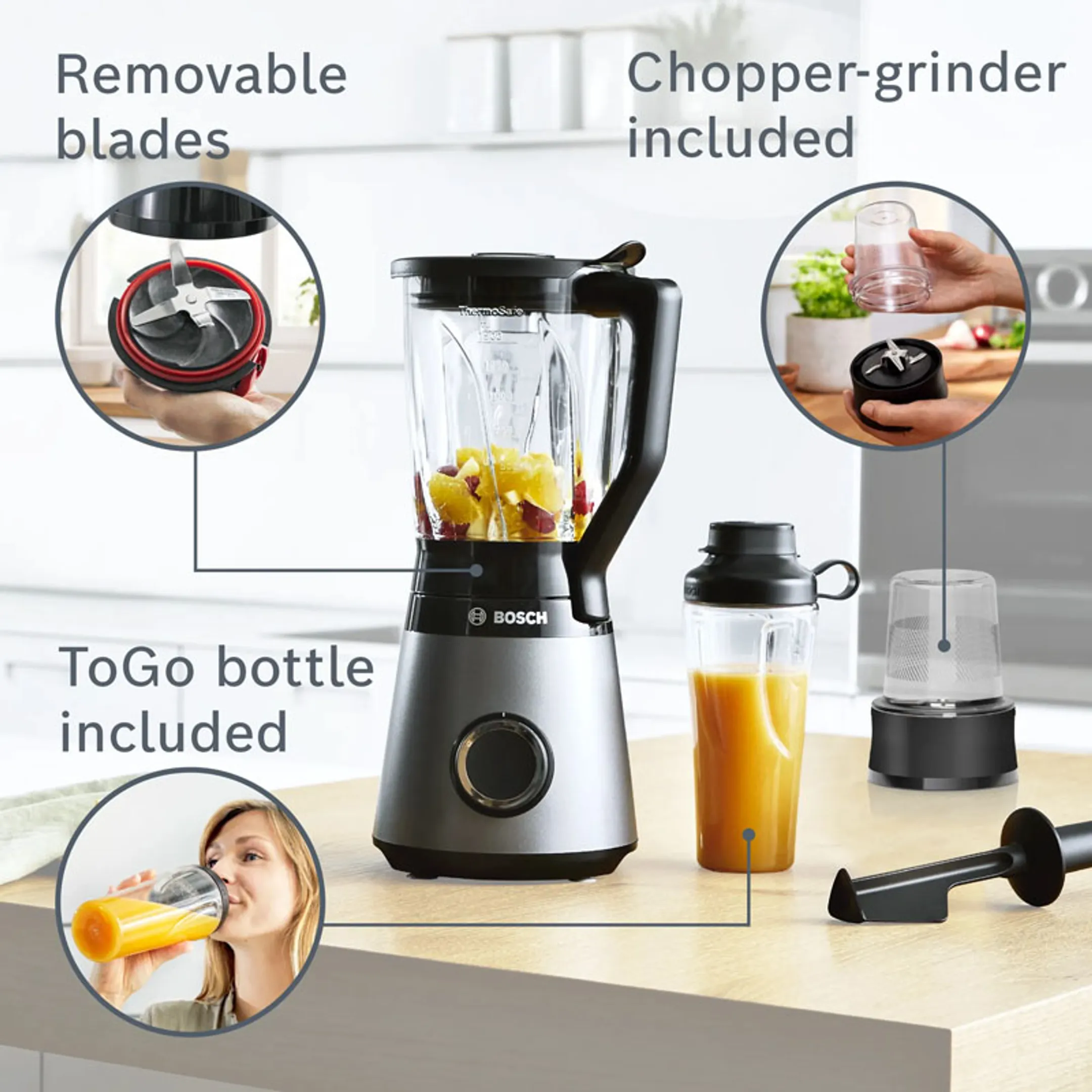 Bosch Blender VitaPower Serie 4 MMB6177S image