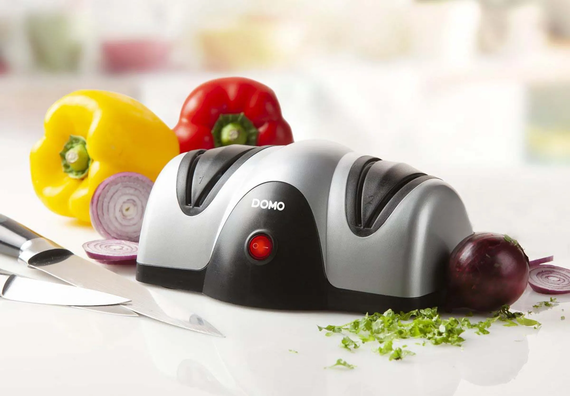 Domo Aiguiseur de Couteaux Électrique DO9204KS image