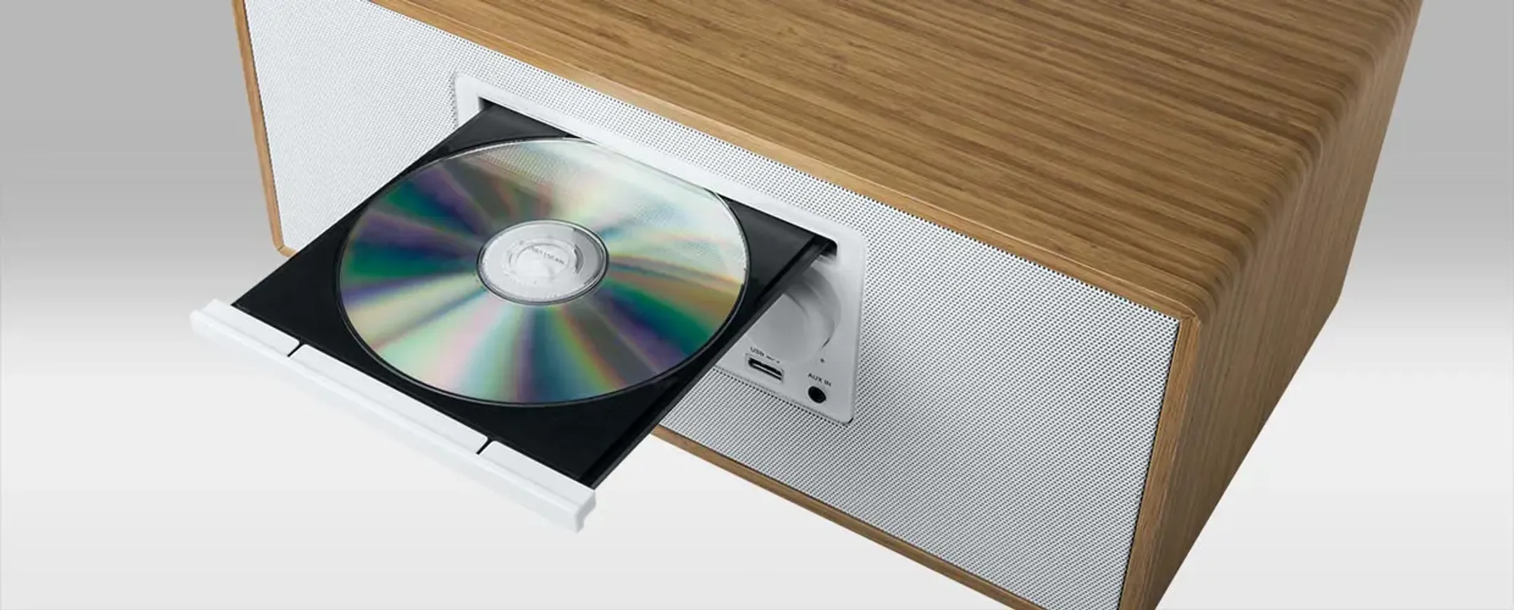 Muse Radio DAB+ avec lecteur CD - M-695 DBTW - Blanc image