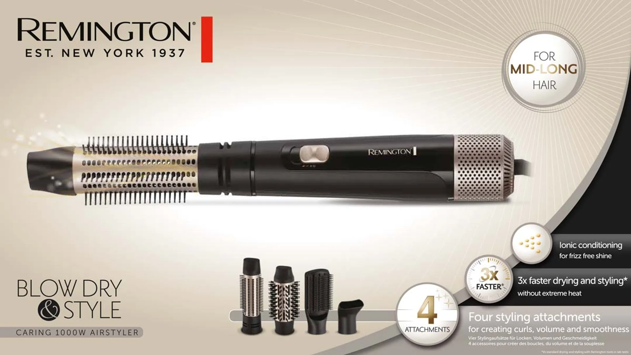 Remington Brosse soufflante Blow Dry & Style AS7500 image