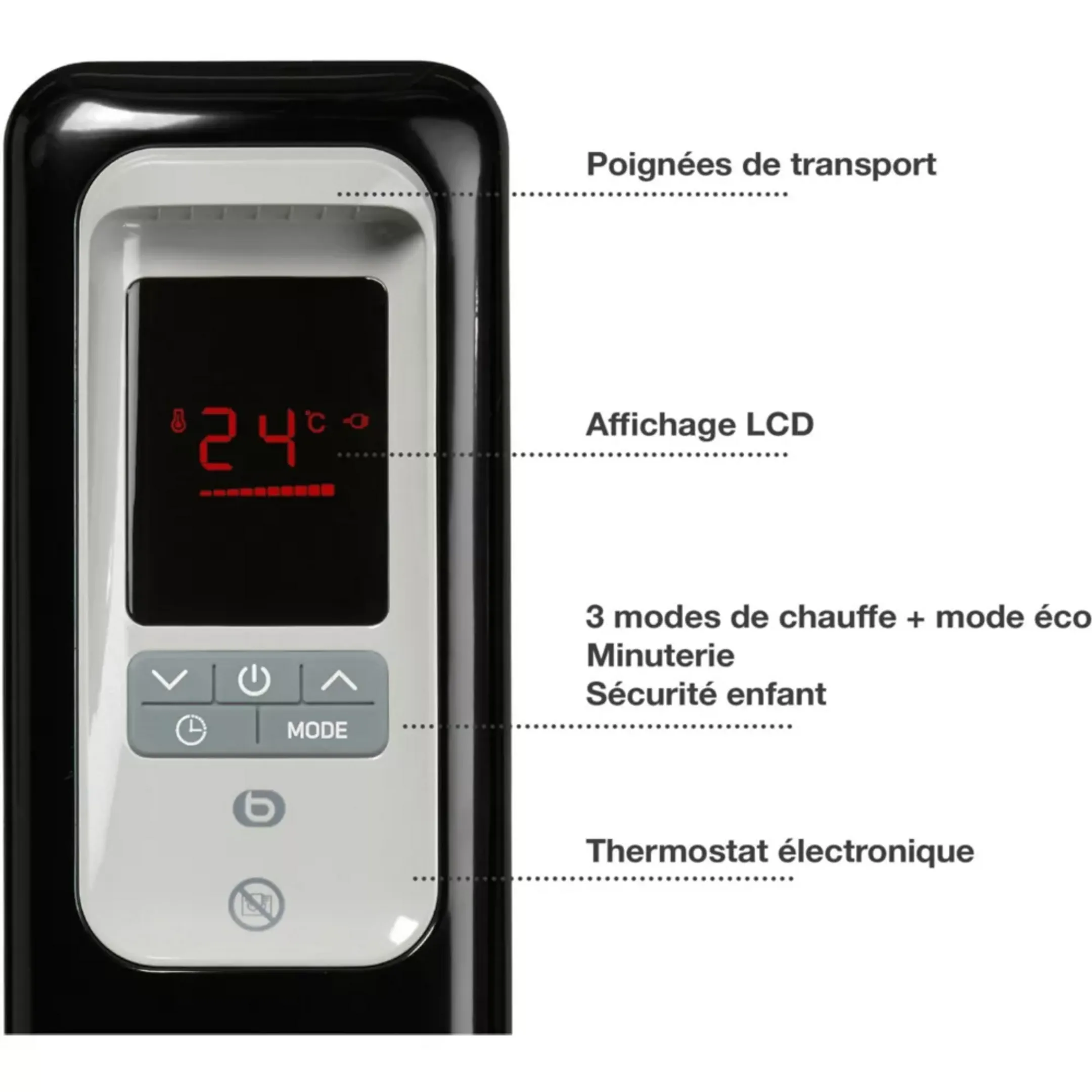 Essentiel-B Radiateur bain d'huile ECHB933n image