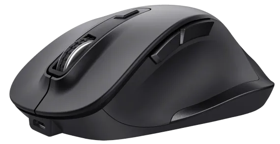 Souris Eco sans fil rechargeable Fyda - Noir
