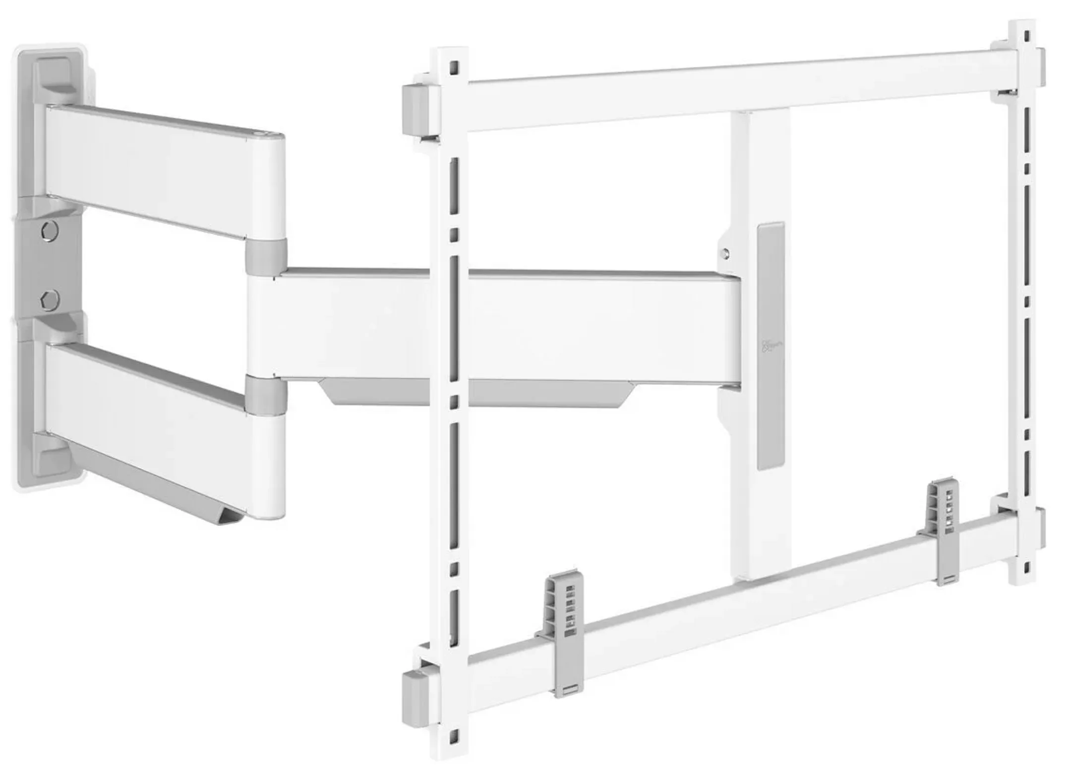 Support TV orientable TVM 5645 40" à 77" - Blanc